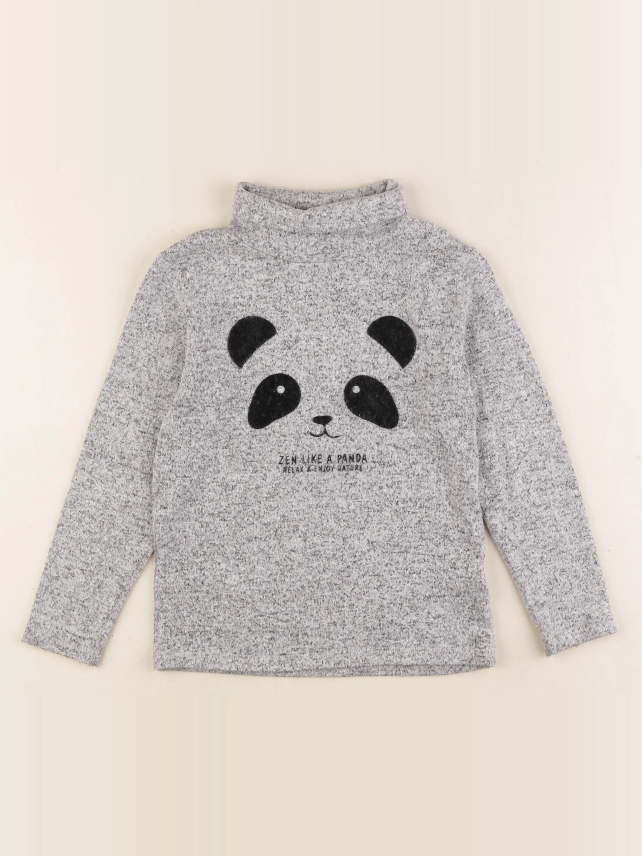 Vertbaudet - sous-pull gris - 5 ans