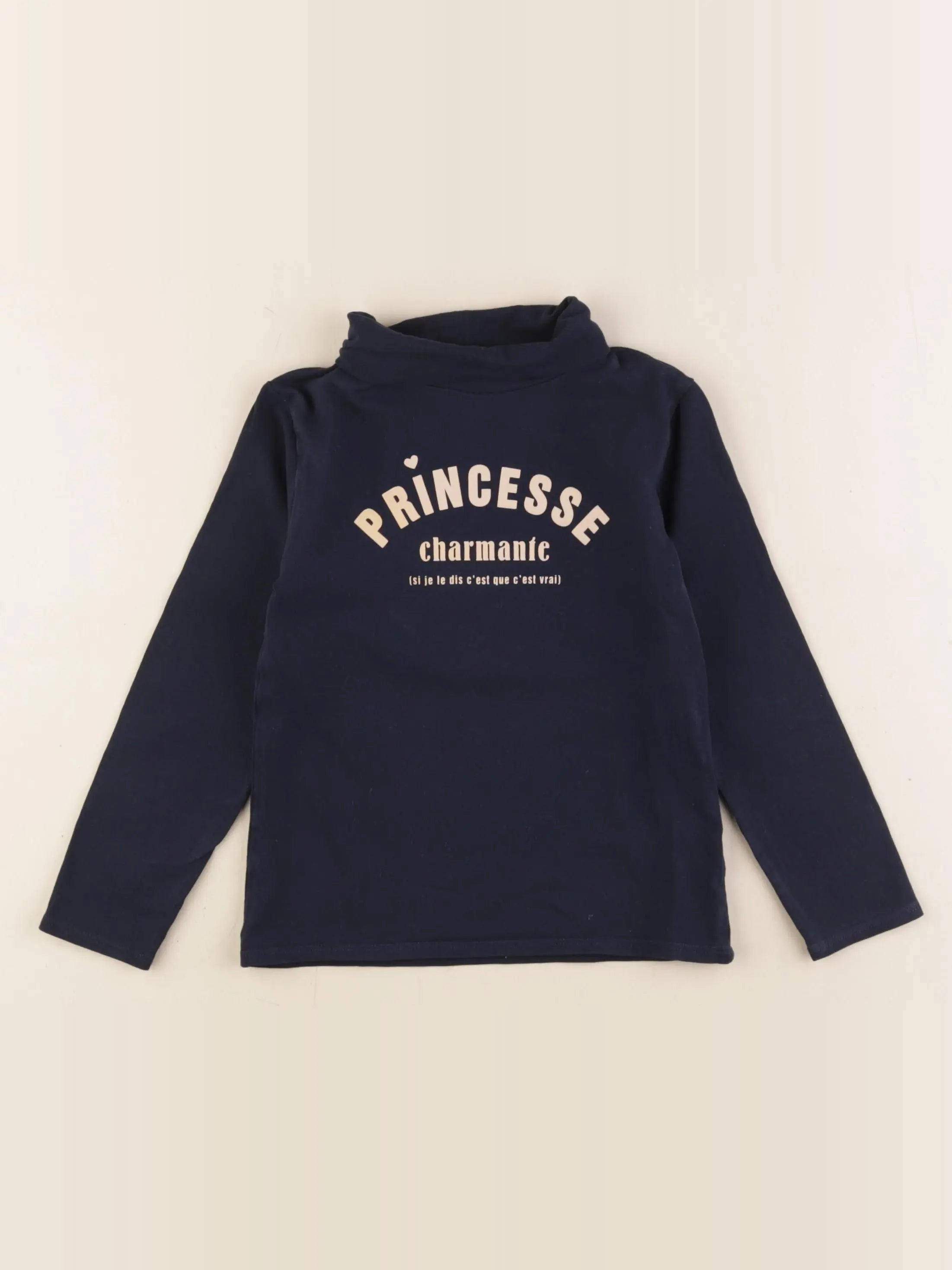 Vertbaudet - sous-pull bleu - 5 ans