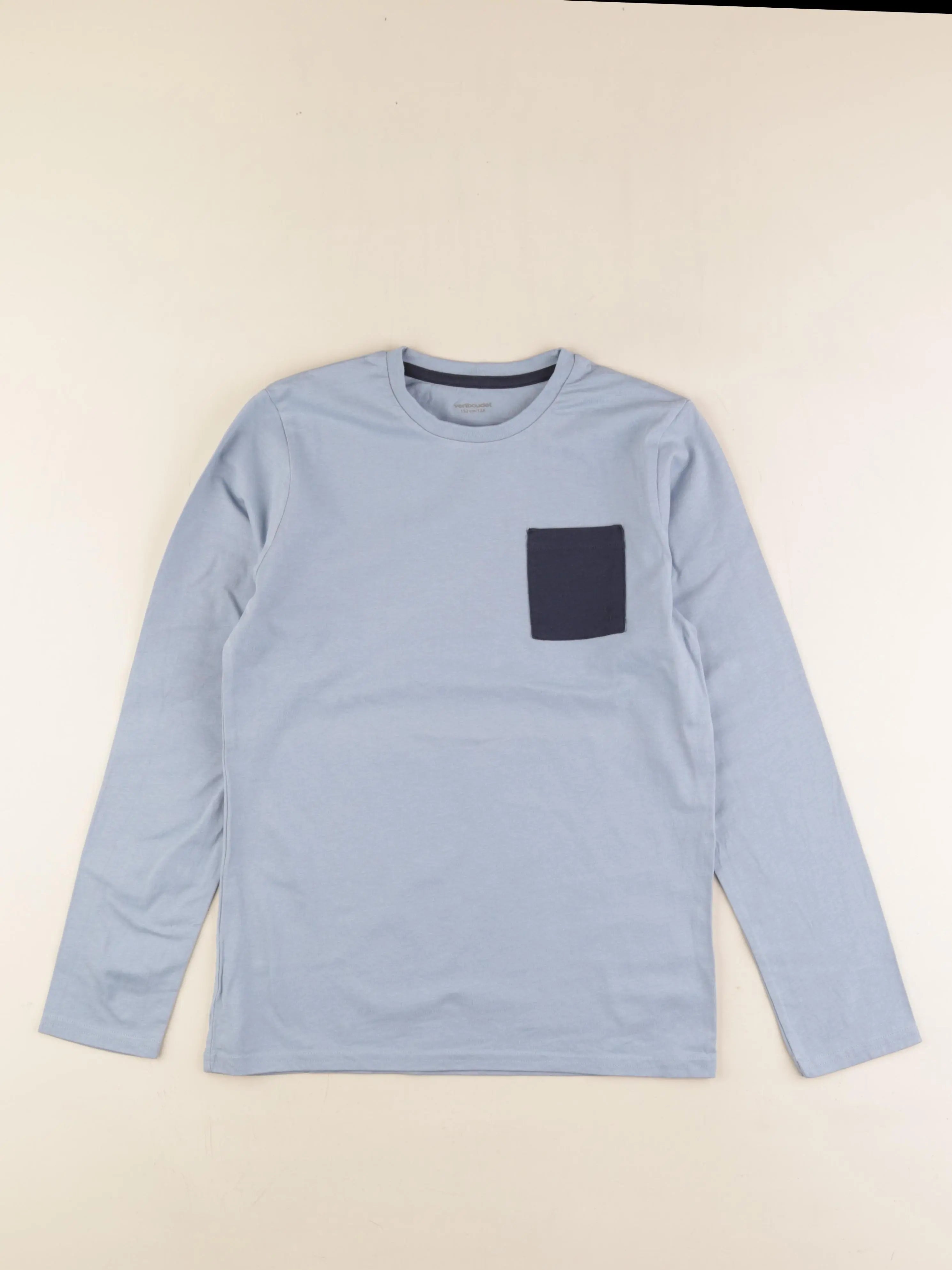 Vertbaudet - tee-shirt bleu - 12 ans