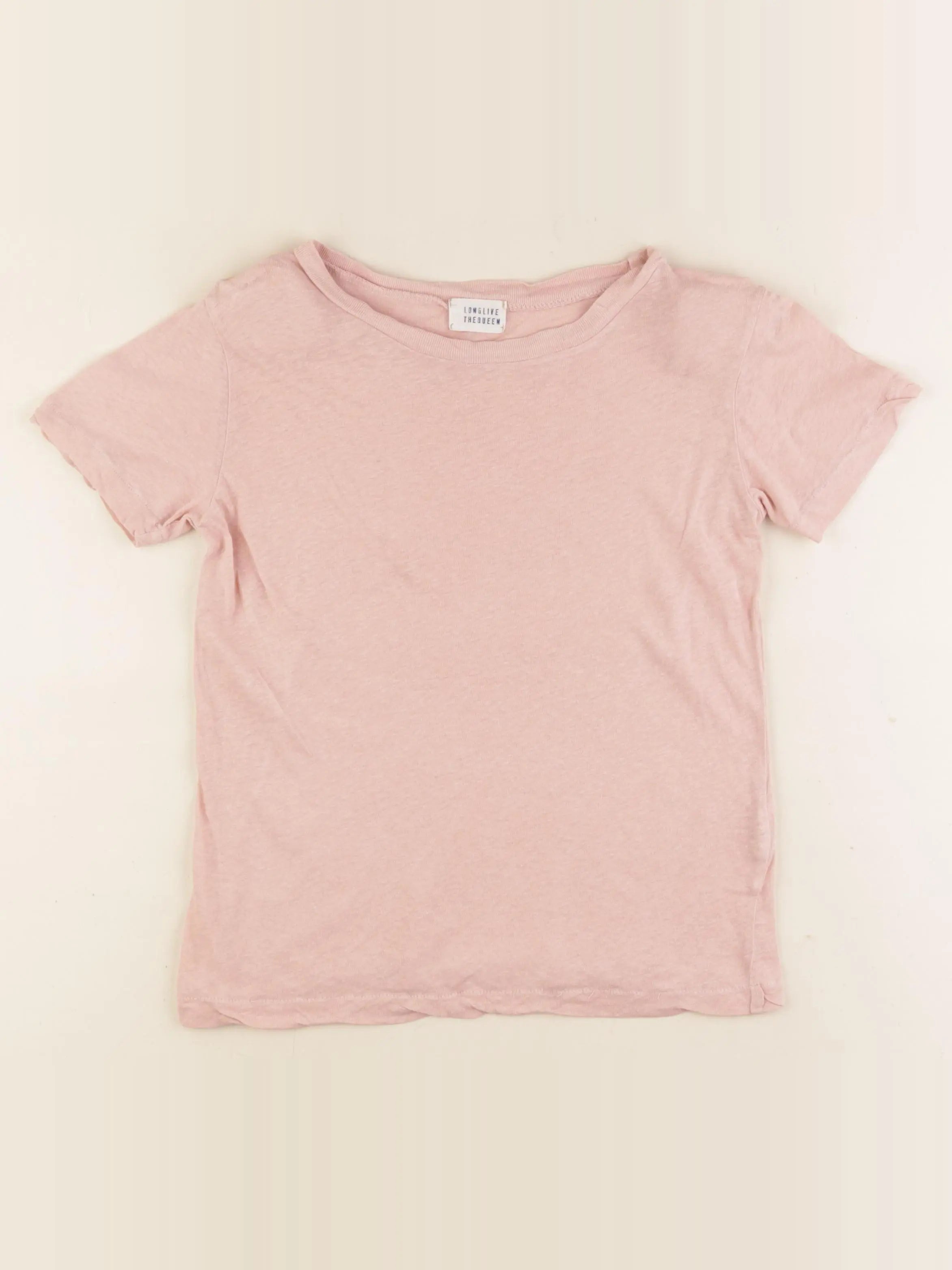 Longlivethequeen - tee-shirt rose - 10 ans