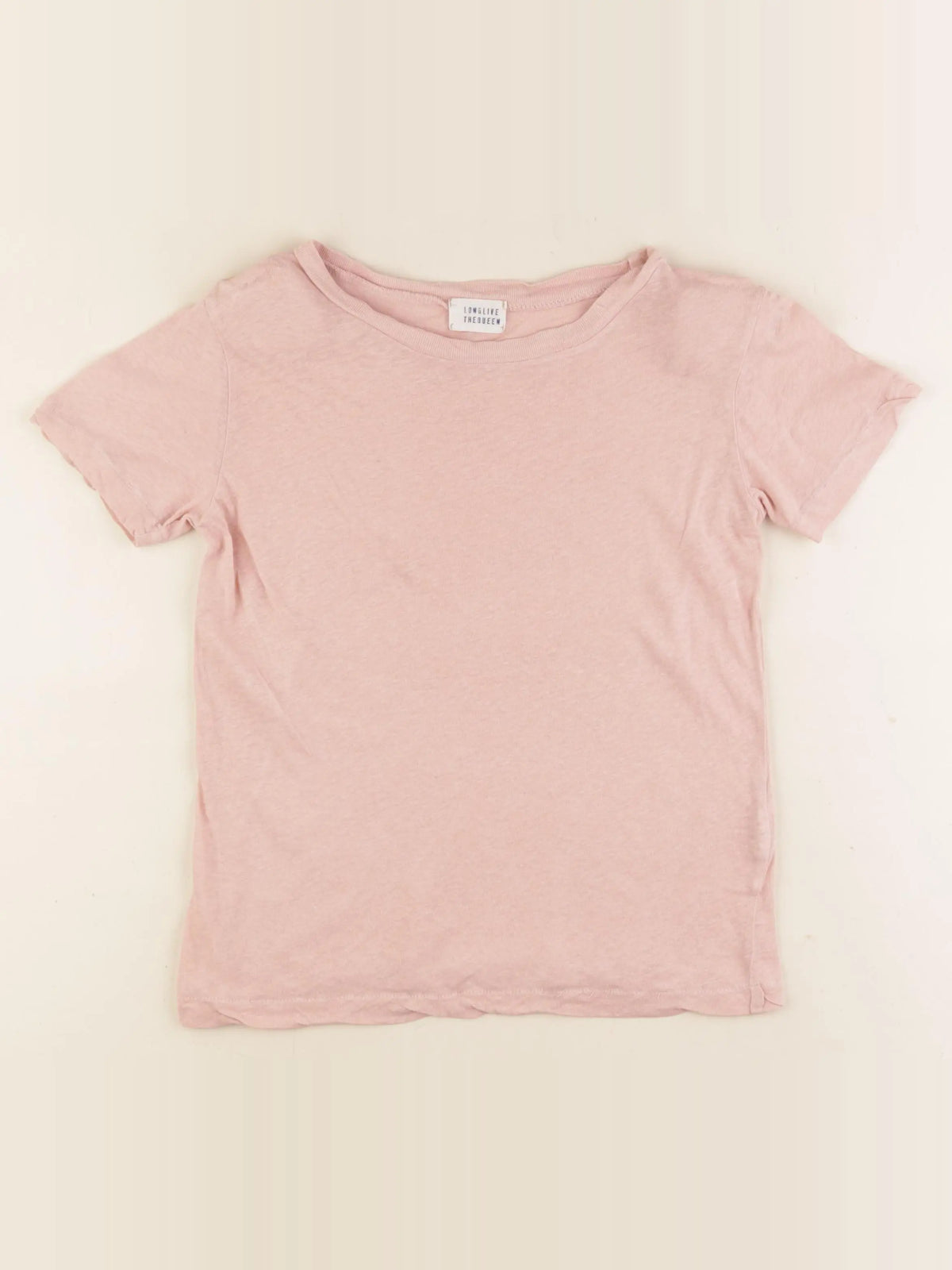Longlivethequeen - tee-shirt rose - 10 ans