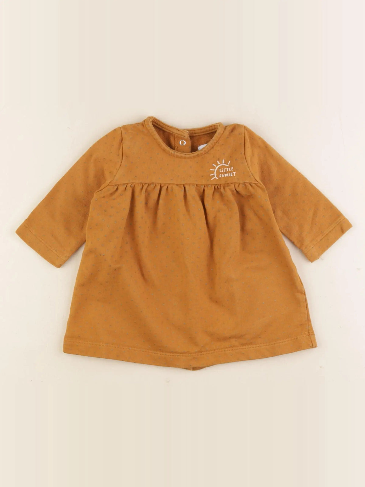 Vertbaudet - robe jaune - 6 mois