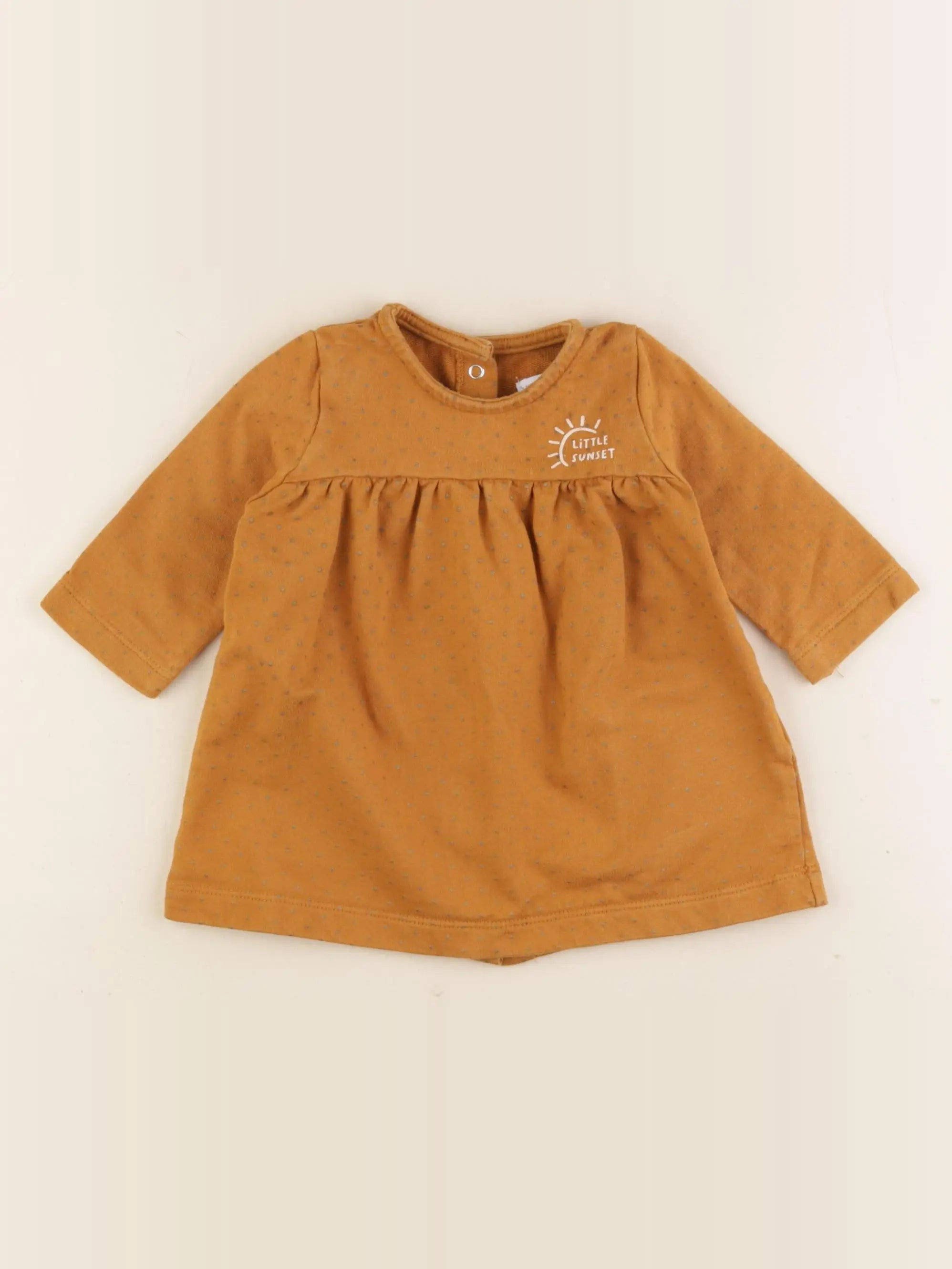 Vertbaudet - robe jaune - 6 mois