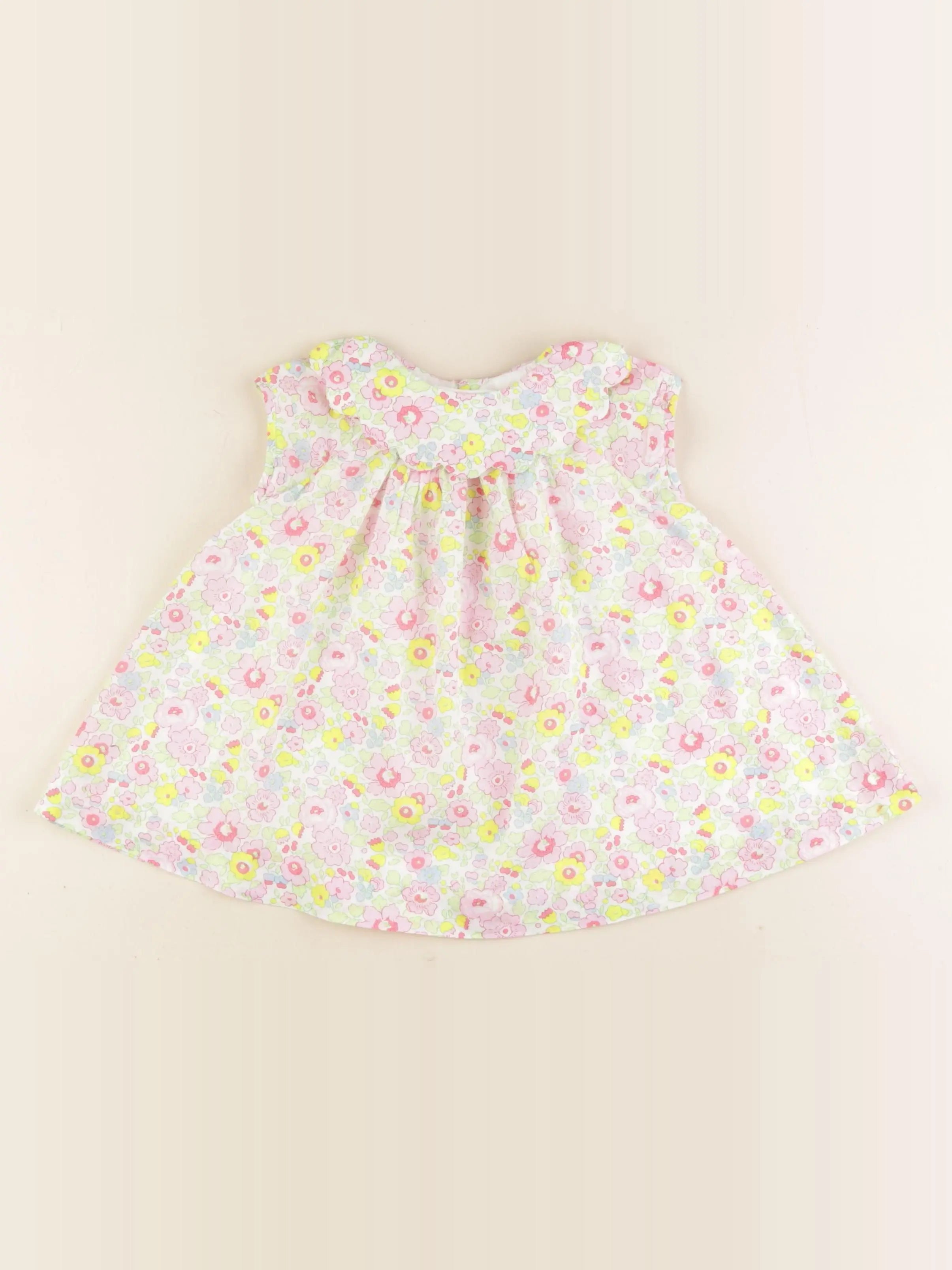Jacadi - robe liberty multicolore - 12 mois