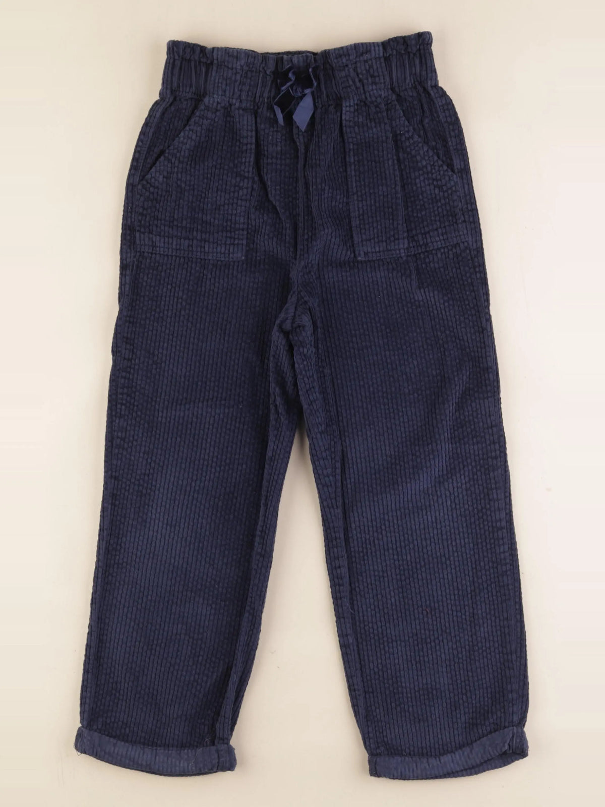 Vertbaudet - pantalon bleu - 8 ans