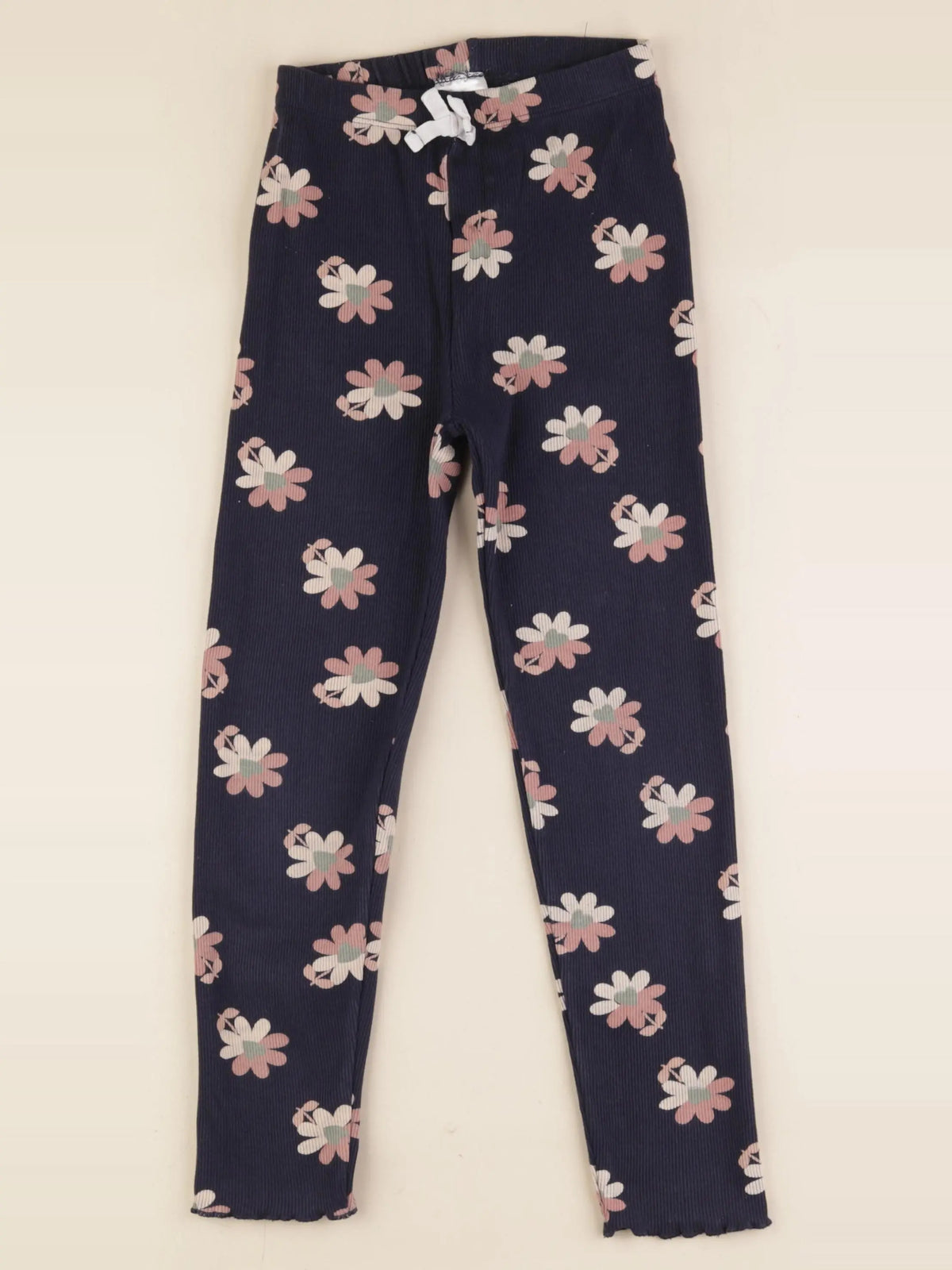 Vertbaudet - legging bleu, rose - 8 ans