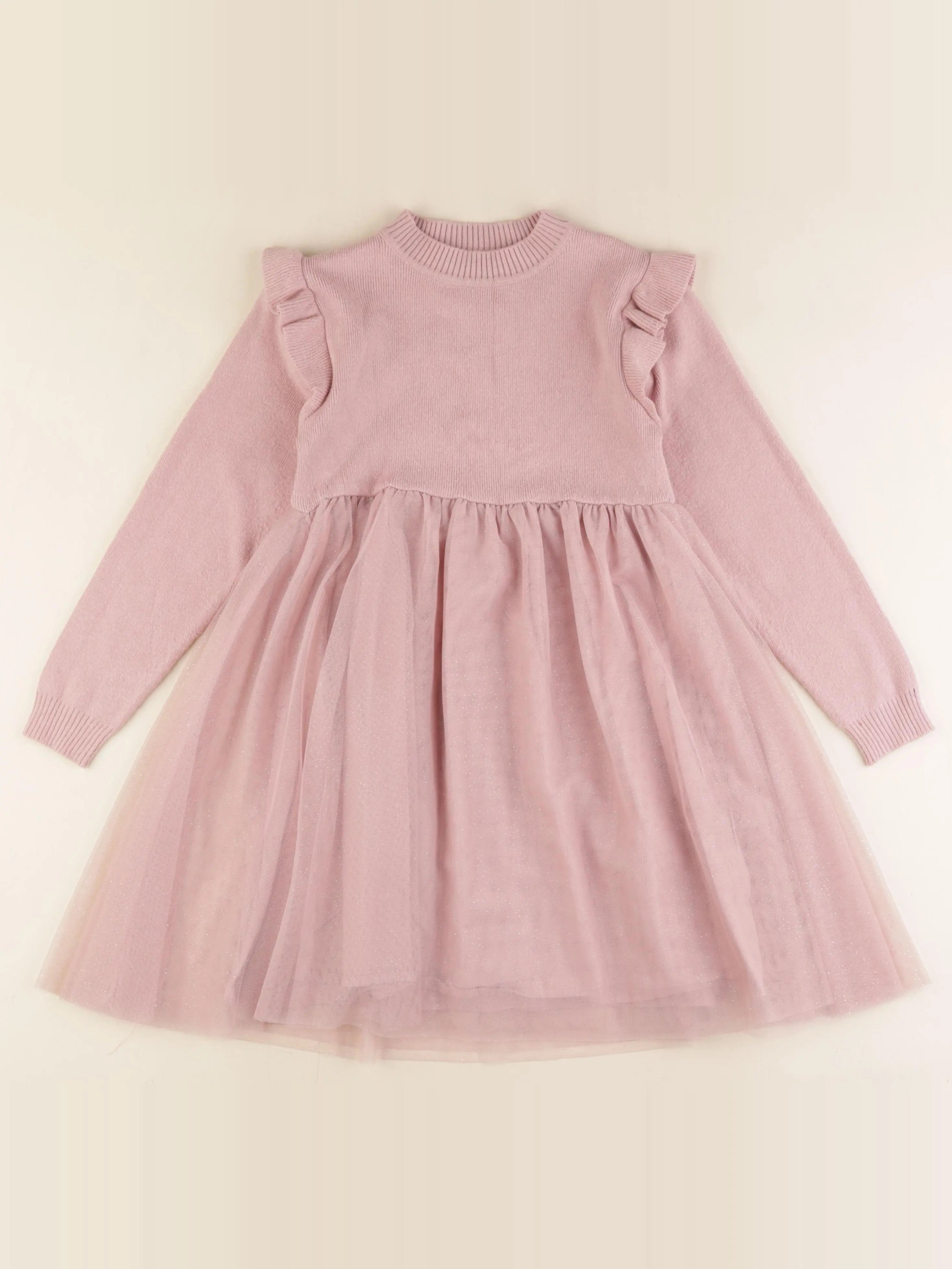 Vertbaudet - robe rose - 8 ans