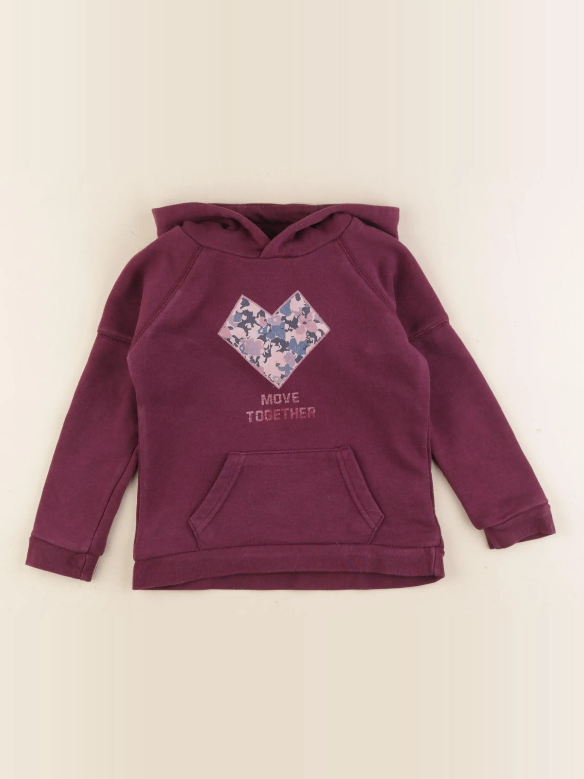 Vertbaudet - sweat violet - 3 ans
