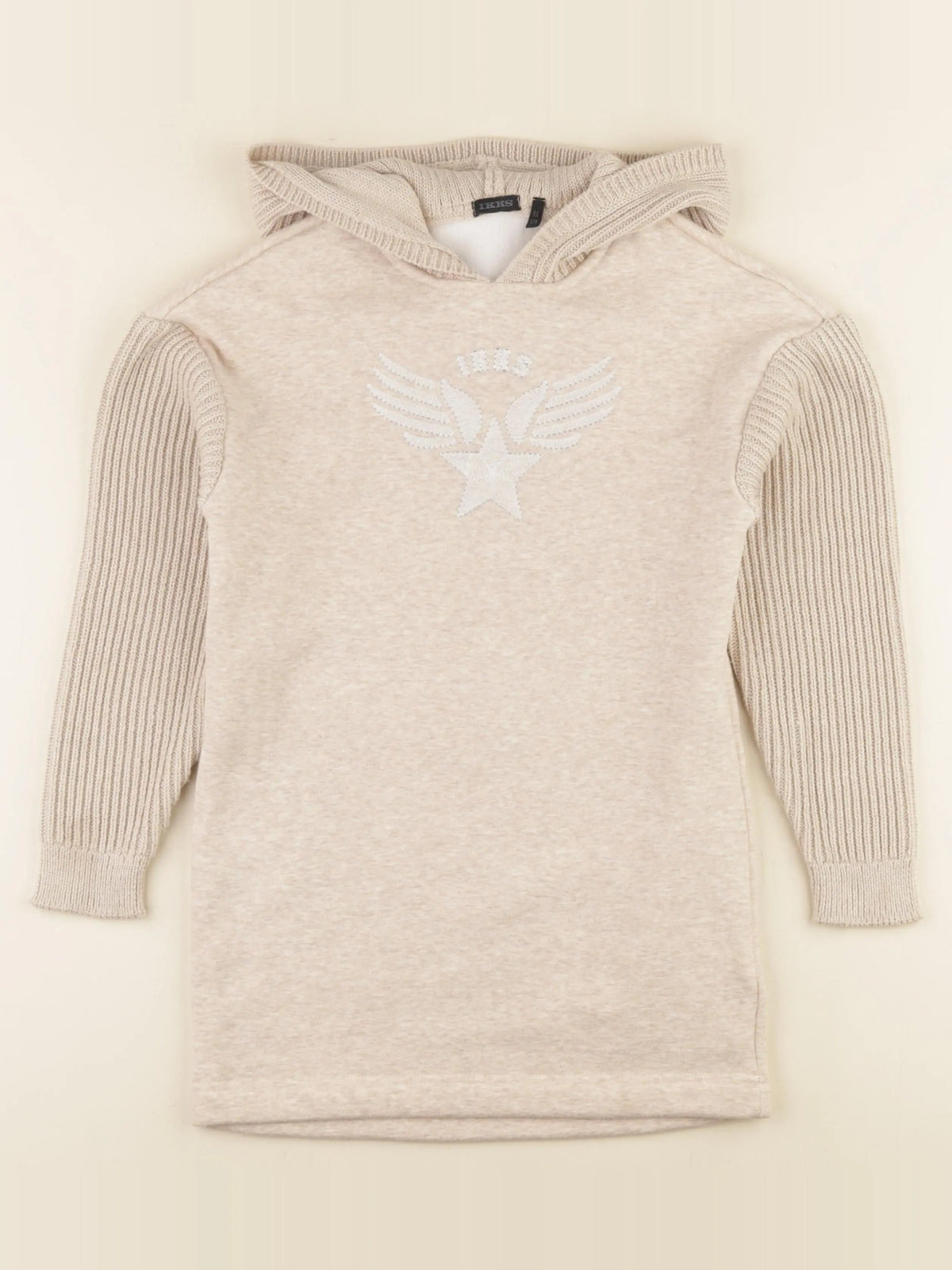 IKKS - robe beige - 8 ans