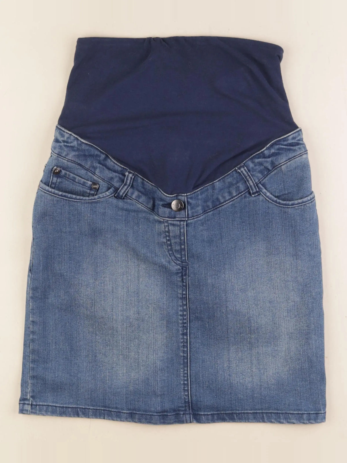 Vertbaudet - jupe grossesse bleu - 34