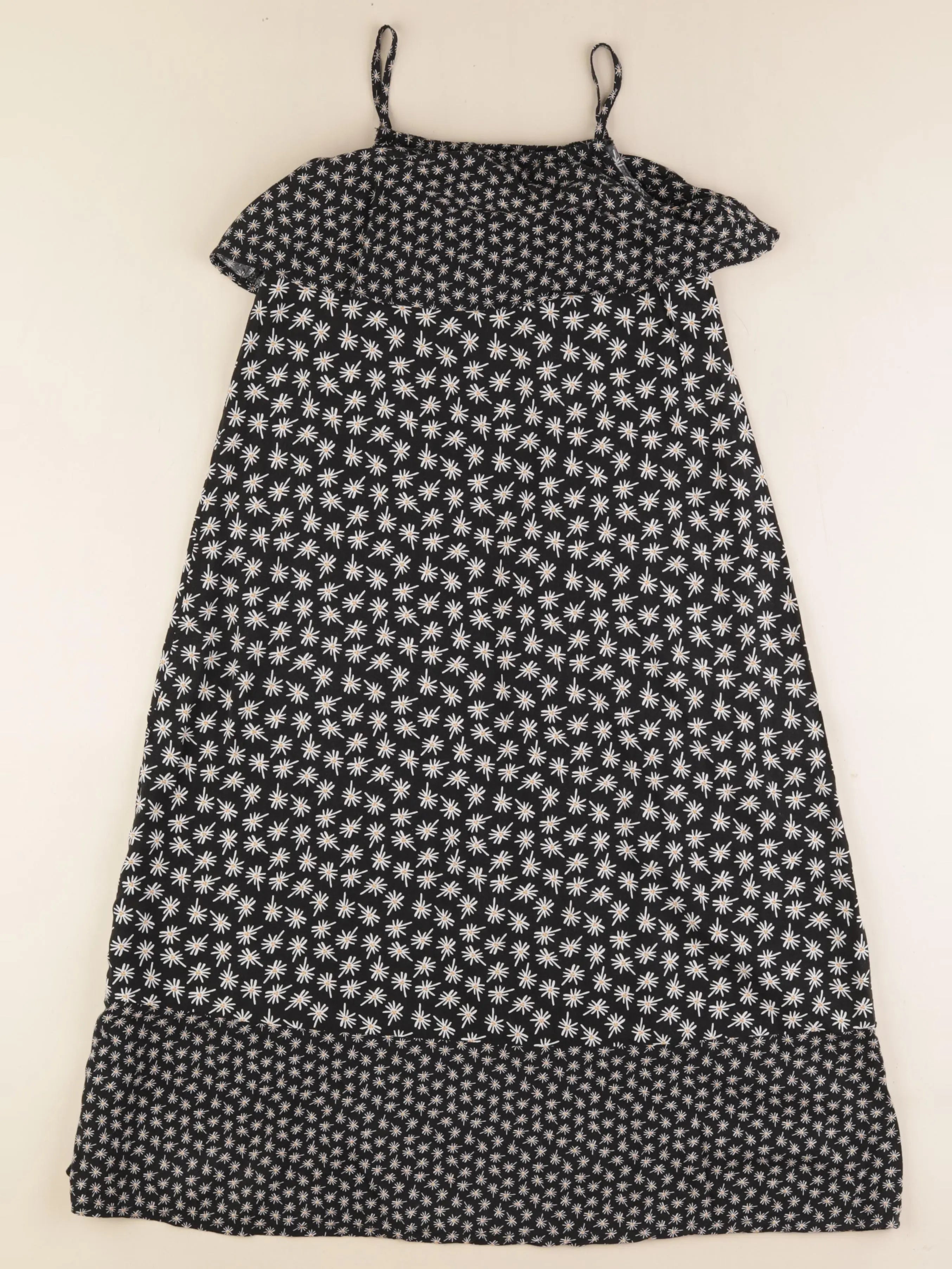 Vertbaudet - robe noir, blanc - 6 ans