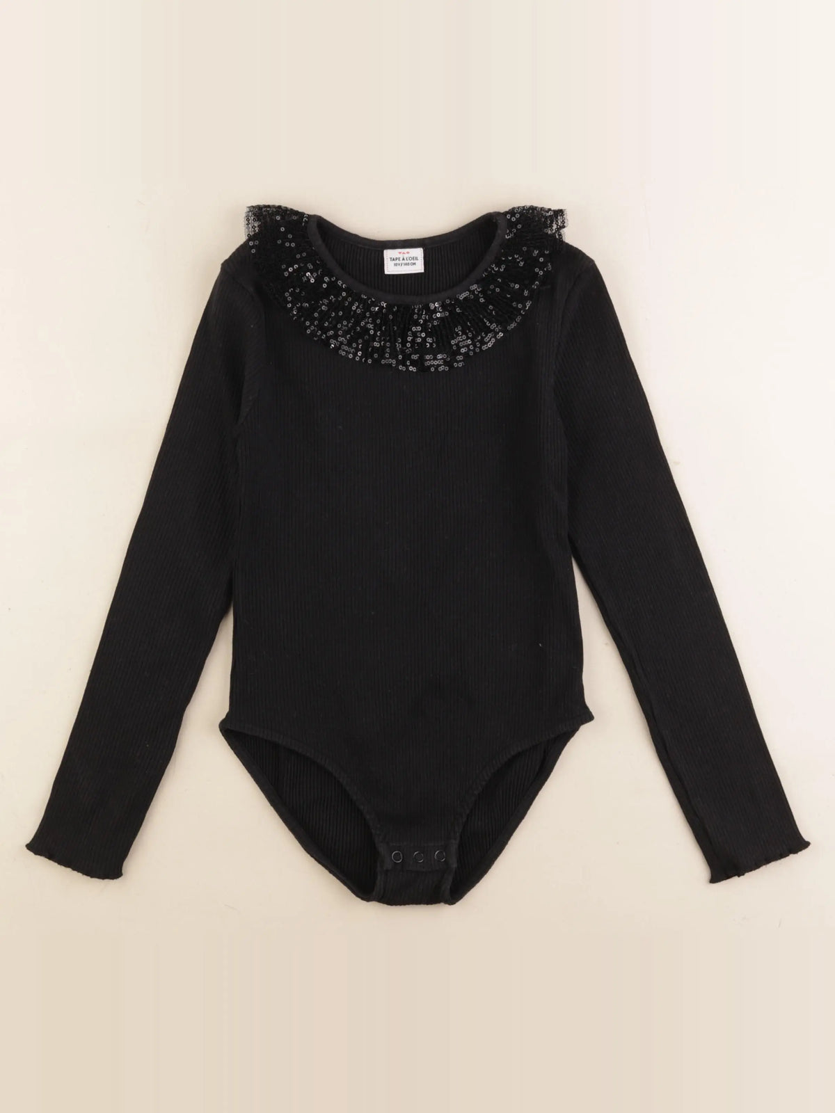 Tape à l'oeil - body à col noir - 10 ans
