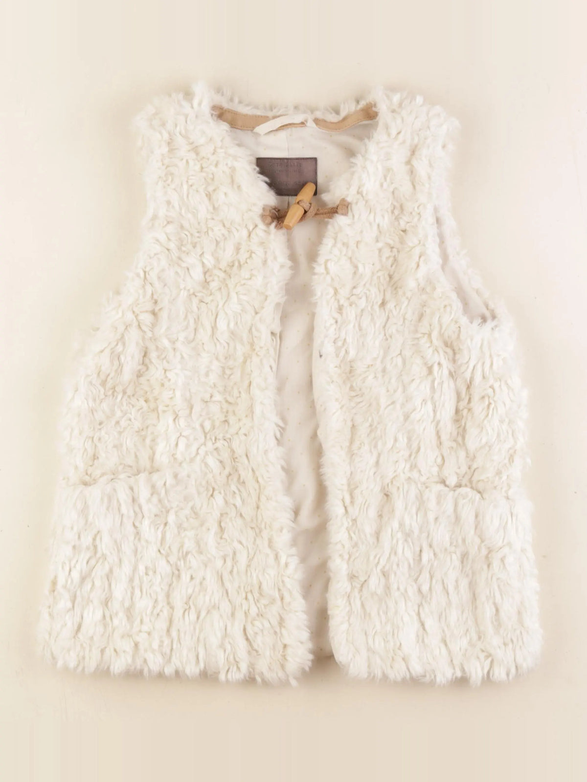 Zara - gilet beige - 9/10 ans