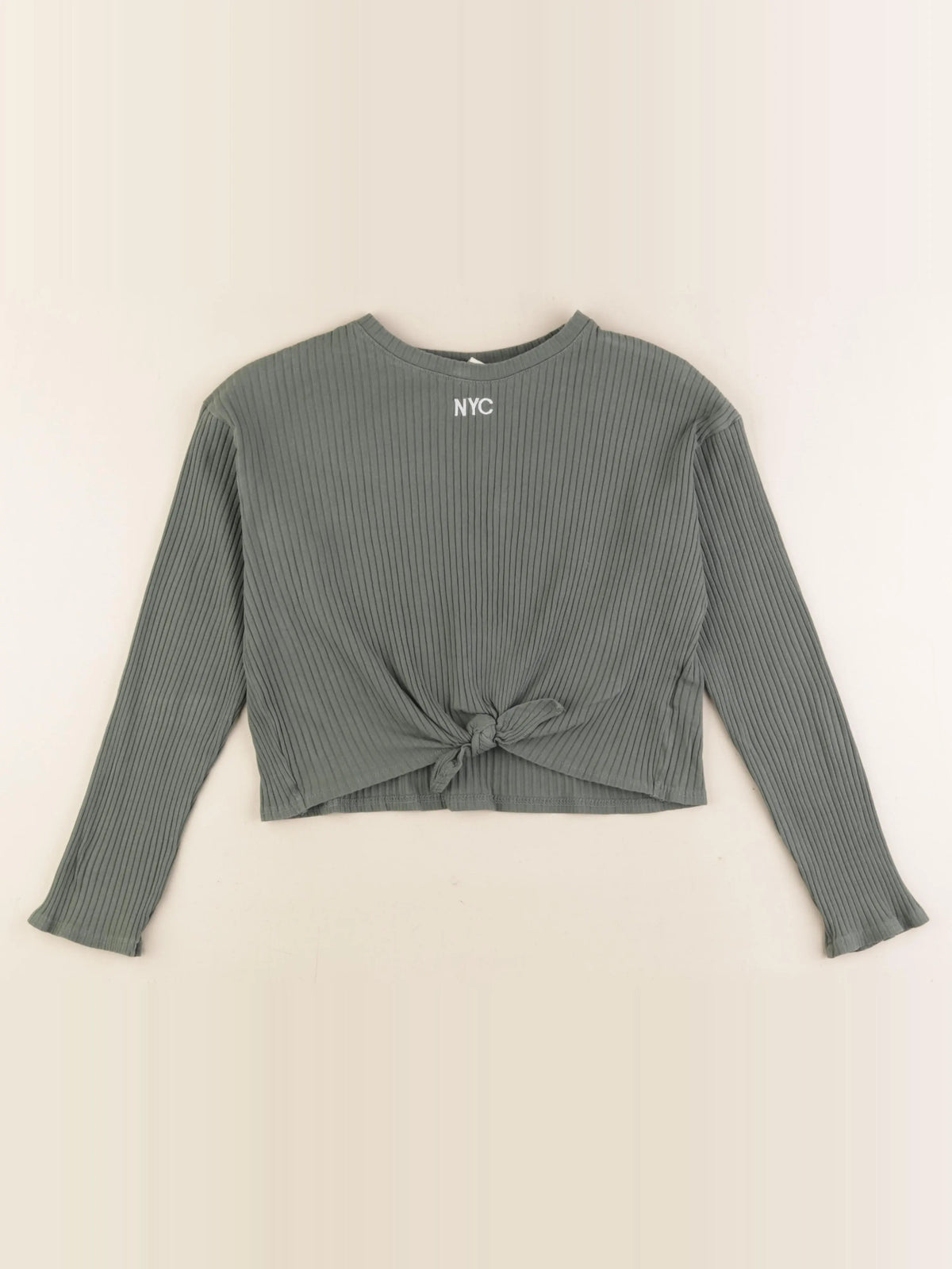 H&M - tee-shirt vert - 10/12 ans