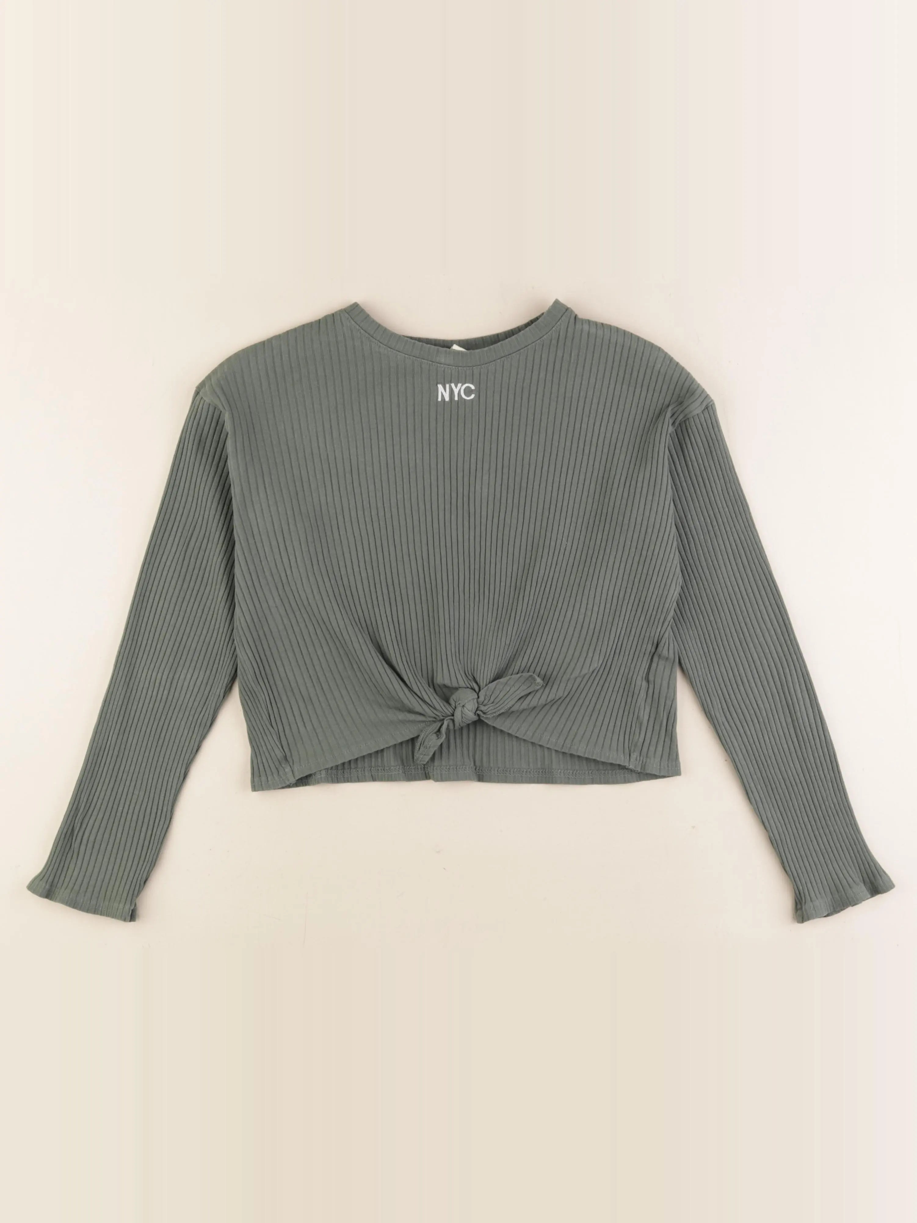 H&M - tee-shirt vert - 10/12 ans