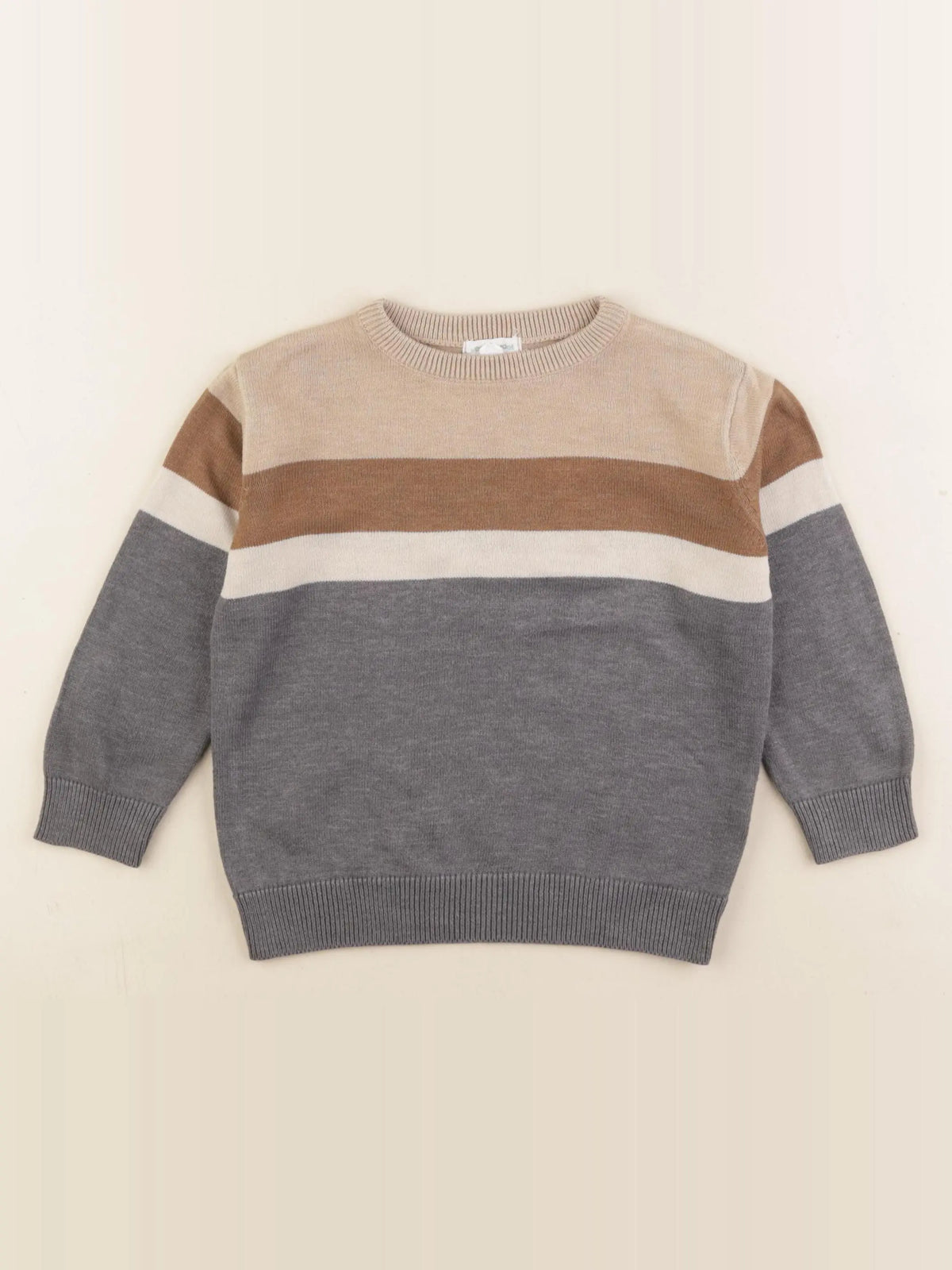 Vertbaudet - pull marron - 3 ans