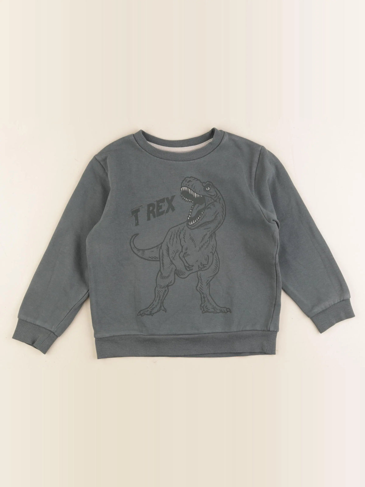 Vertbaudet - sweat vert - 5 ans