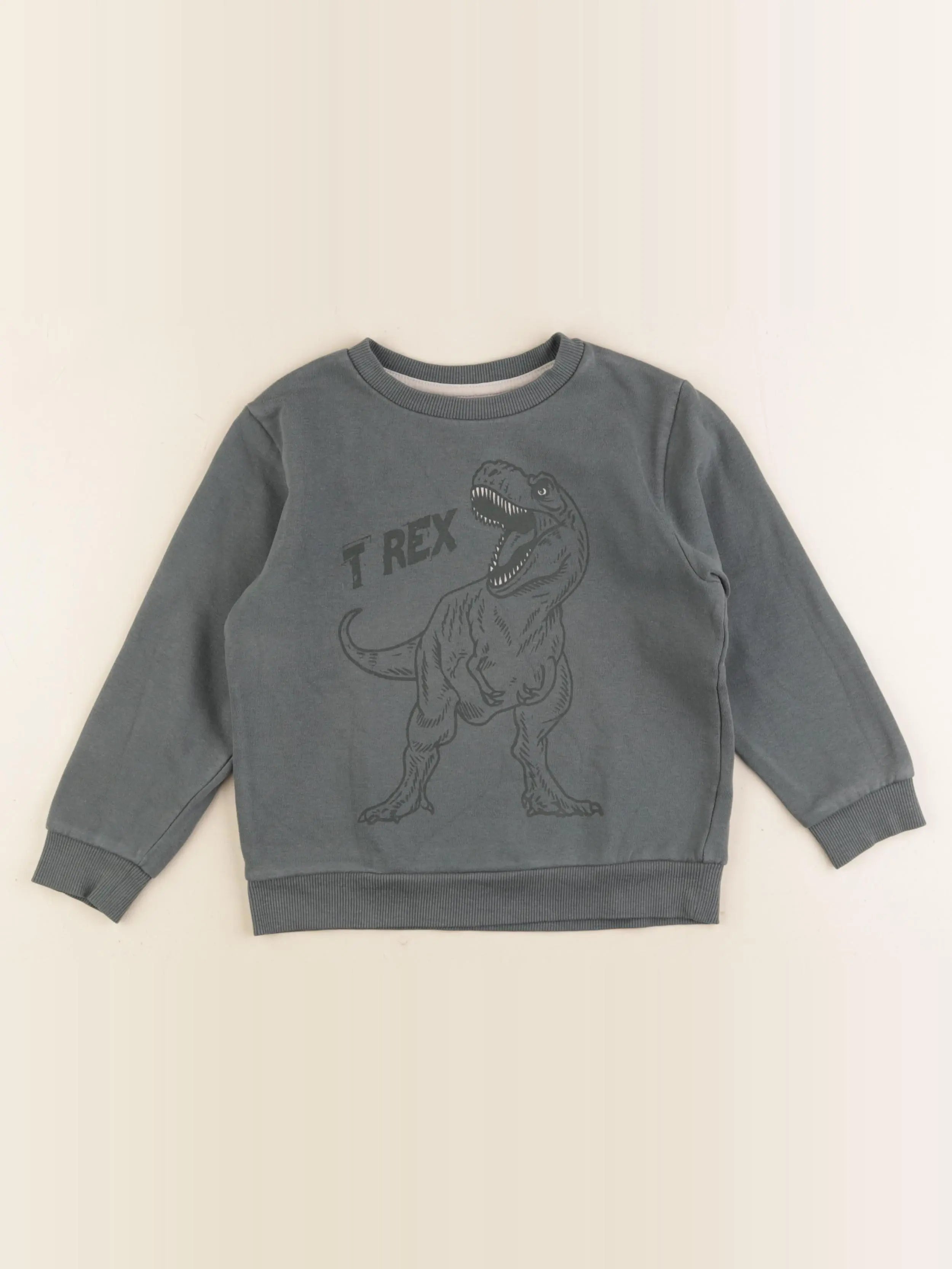 Vertbaudet - sweat vert - 5 ans