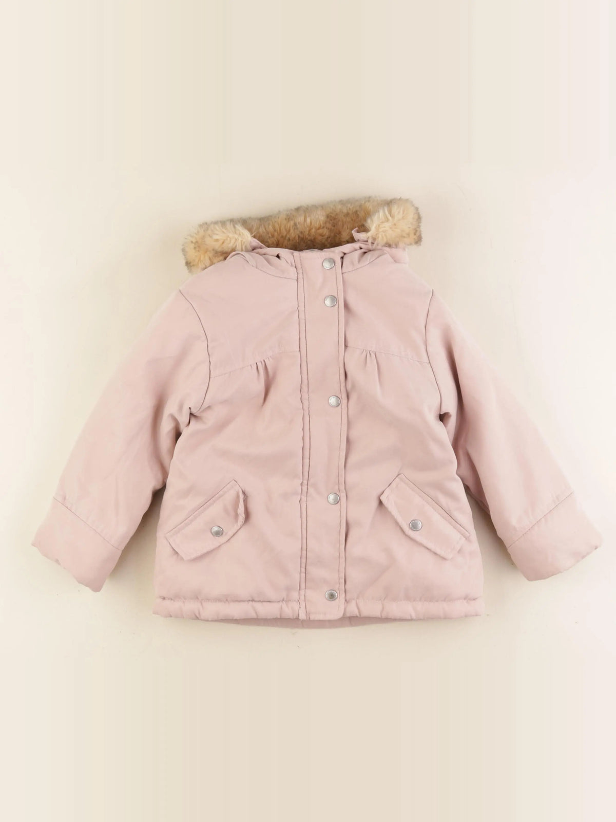 Vertbaudet - manteau rose - 3 ans
