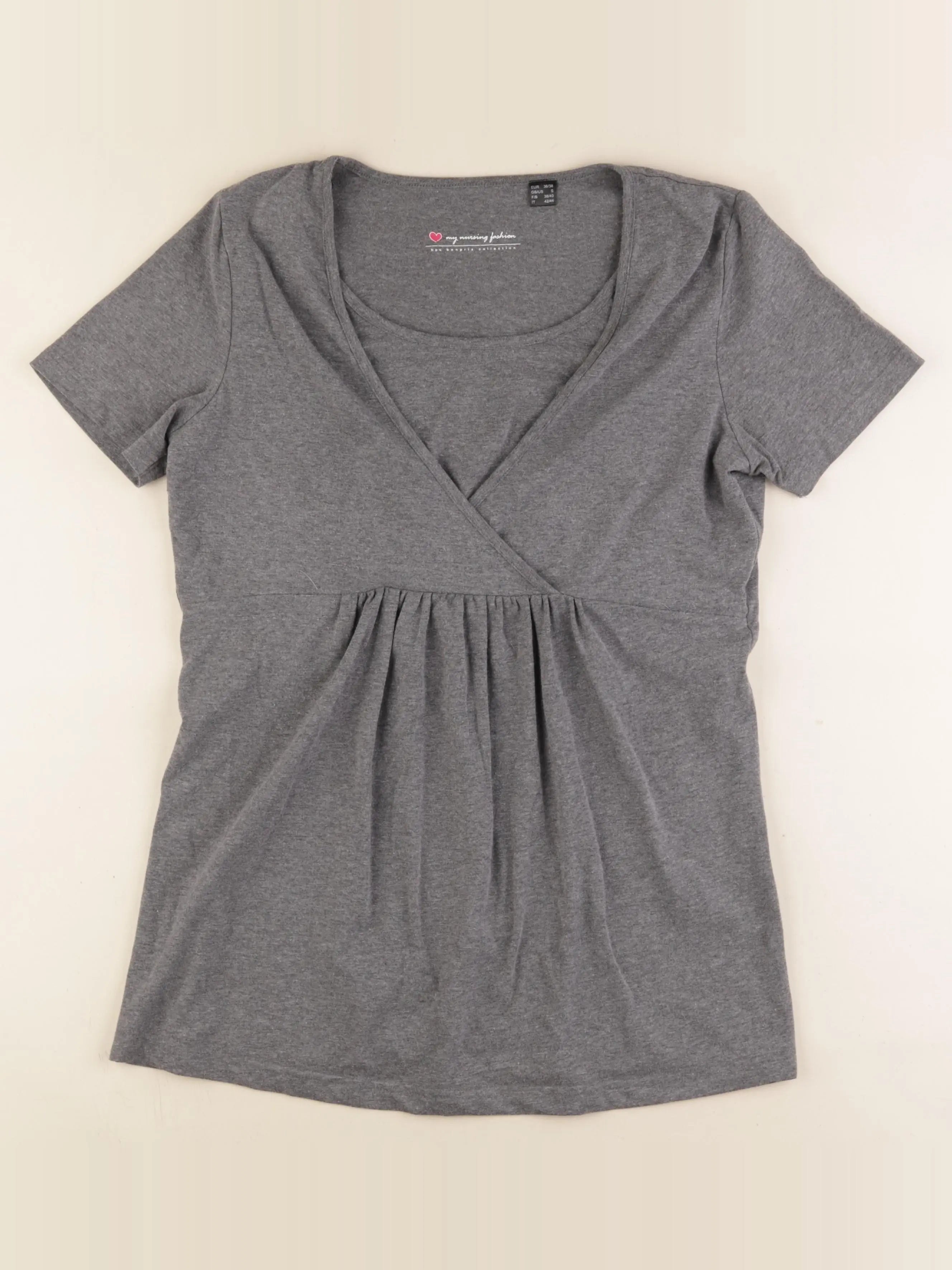 Bonprix - tee-shirt grossesse gris - 36 à 38