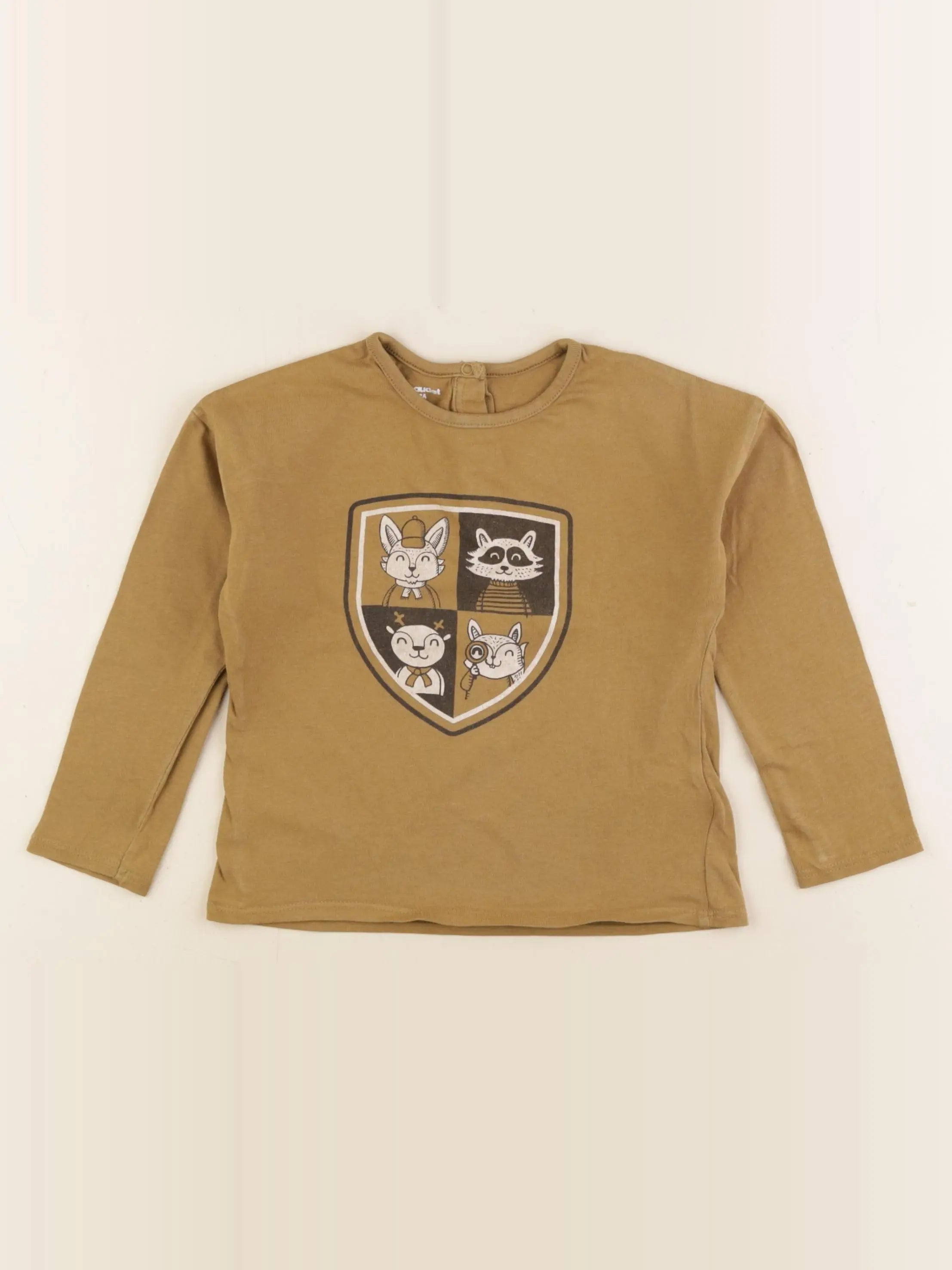 Vertbaudet - tee-shirt vert - 3 ans