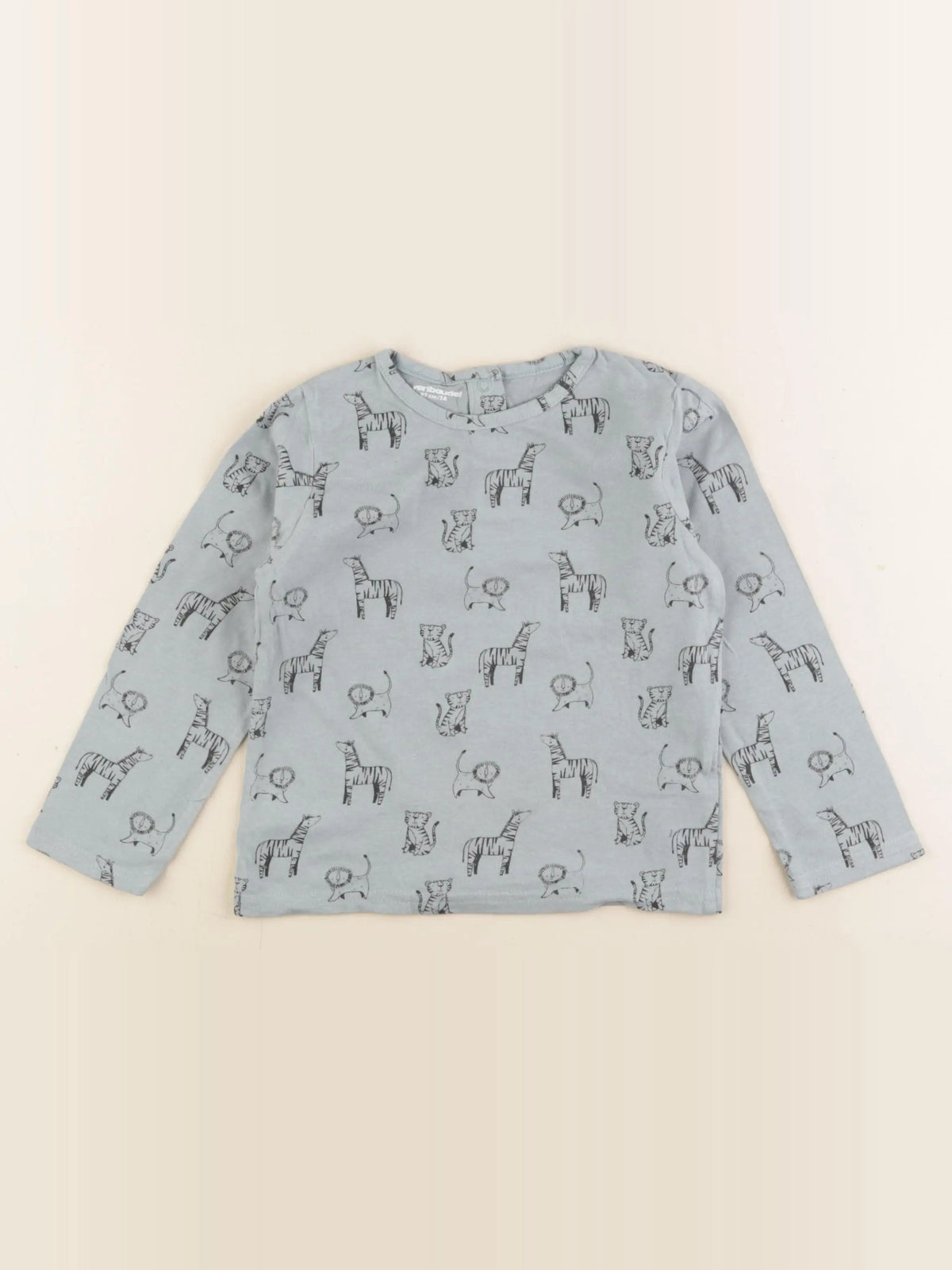 Vertbaudet - tee-shirt bleu - 3 ans