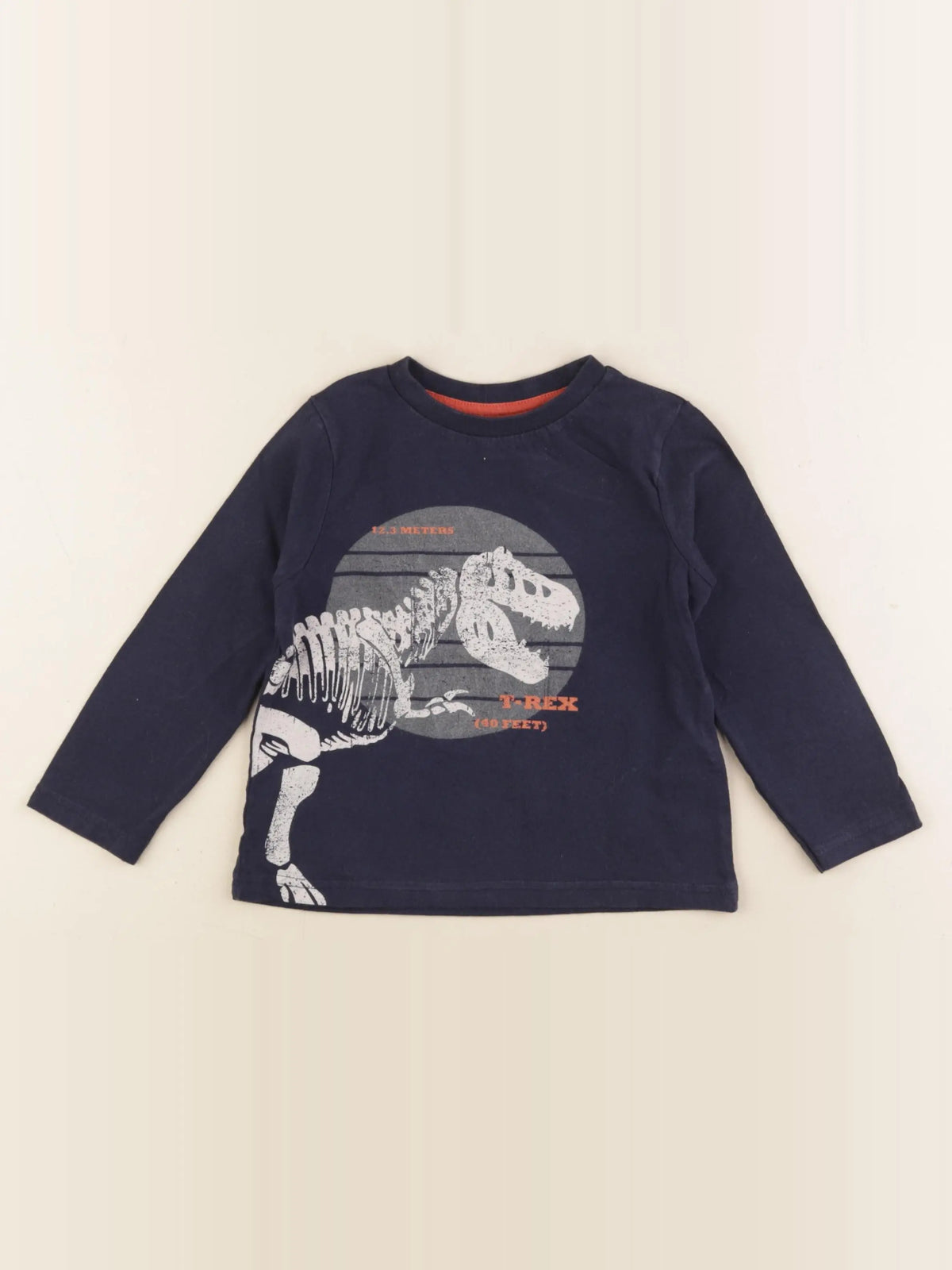 Vertbaudet - tee-shirt bleu - 4 ans