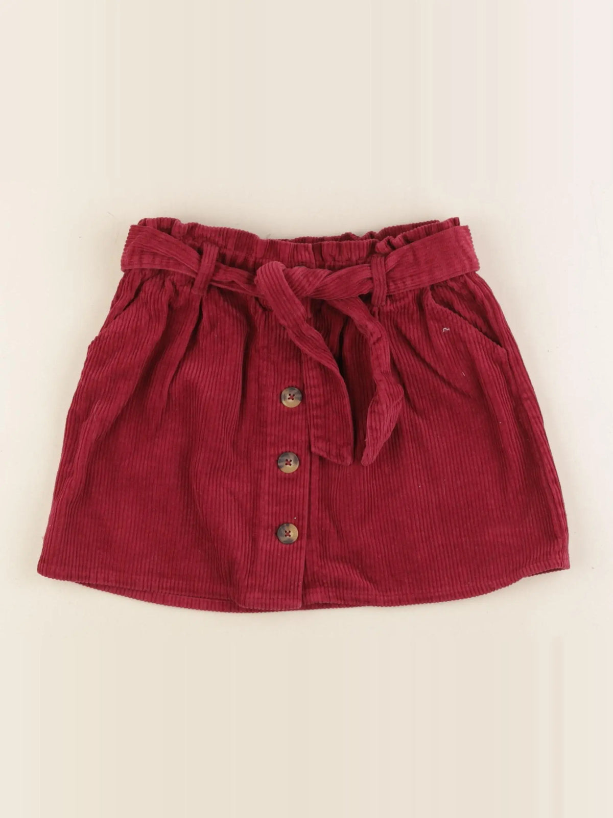 Vertbaudet - jupe rouge - 7 ans