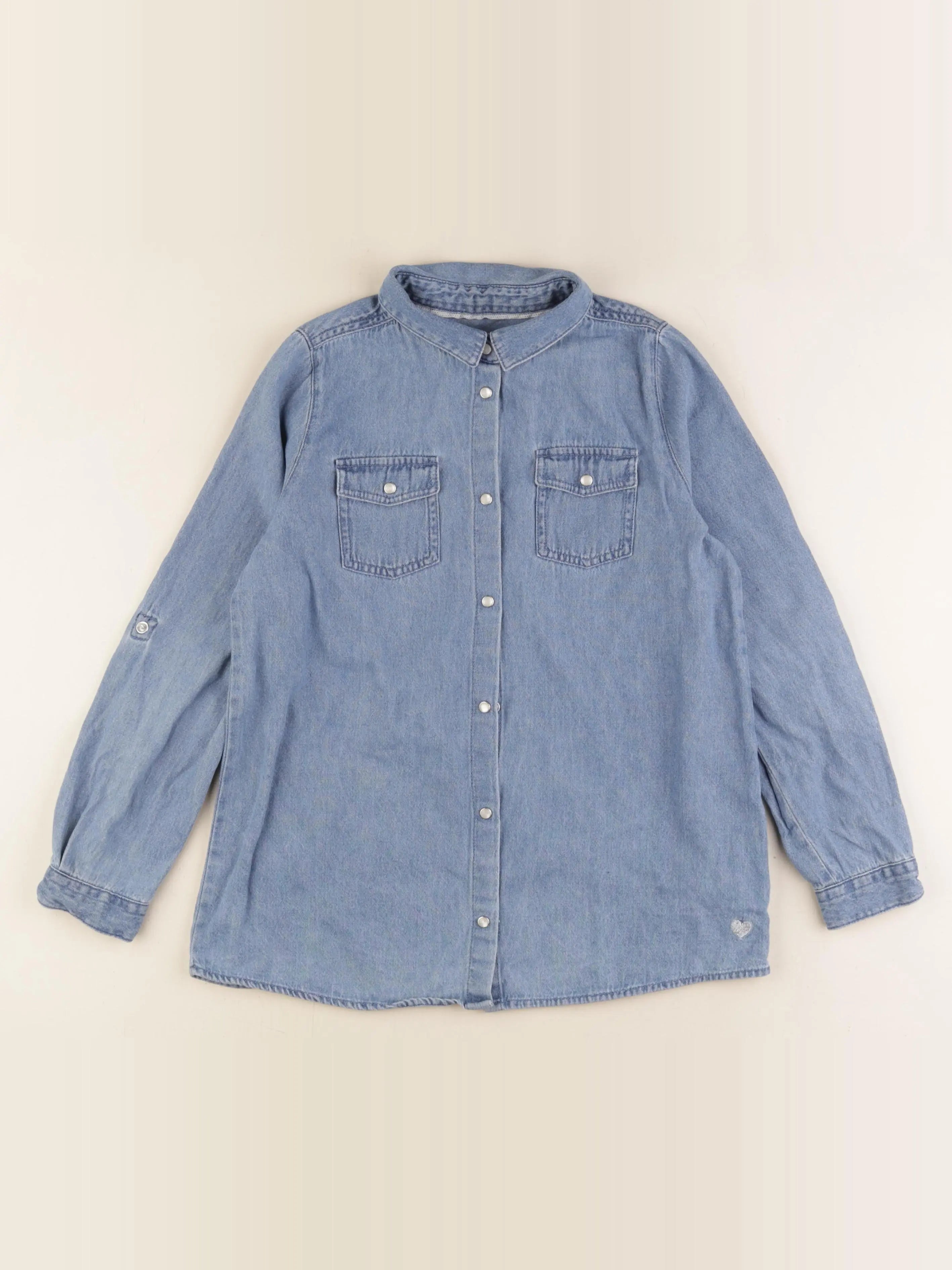 Vertbaudet - blouse bleu - 10 ans