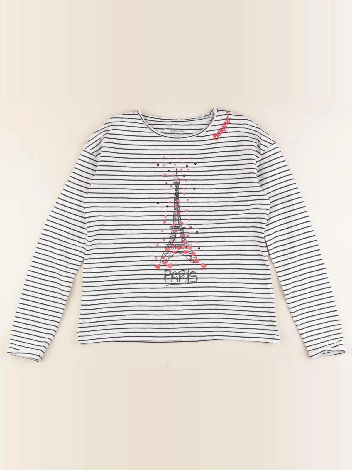 Vertbaudet - tee-shirt bleu - 10 ans