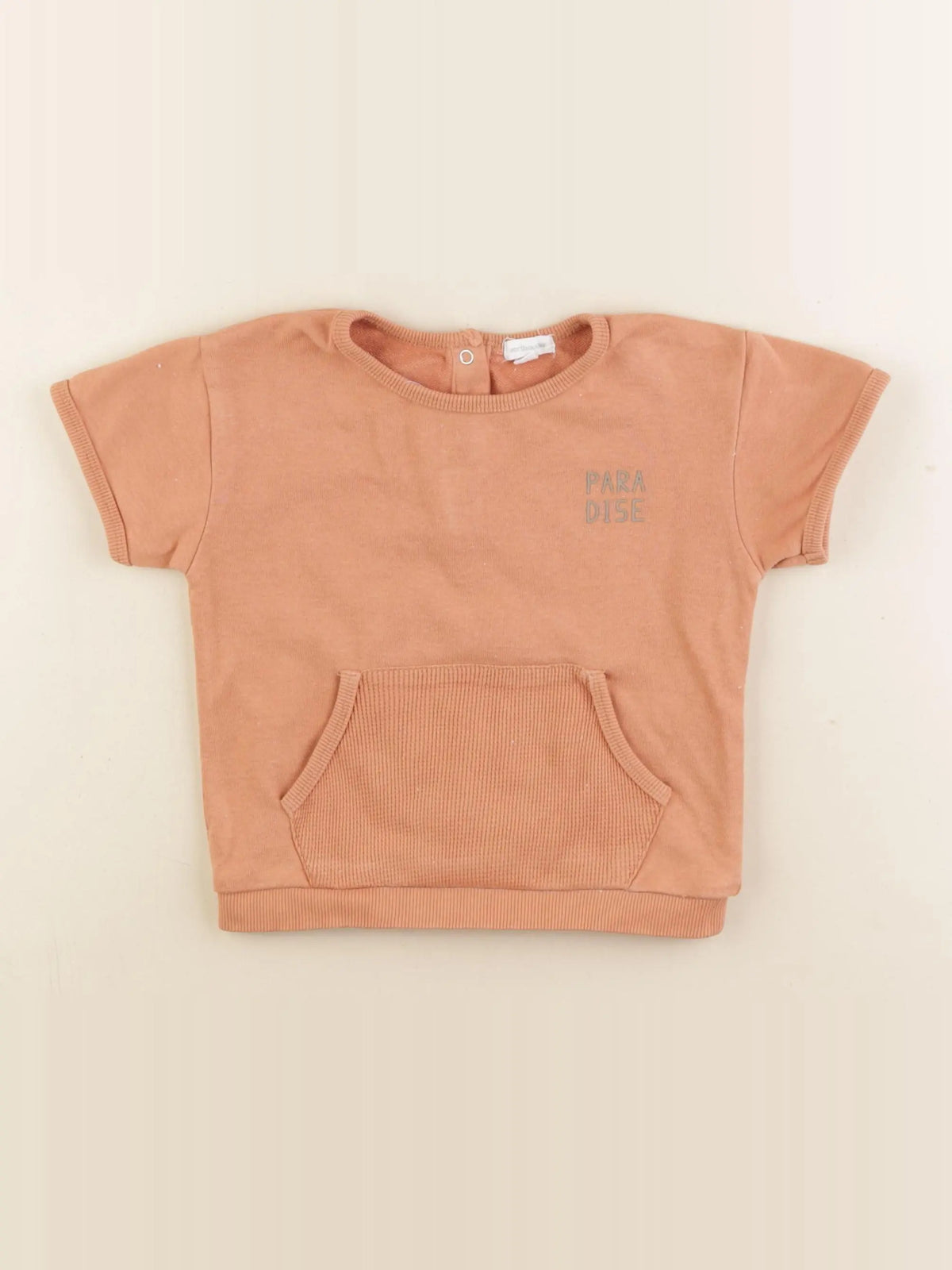 Vertbaudet - tee-shirt orange - 24 mois