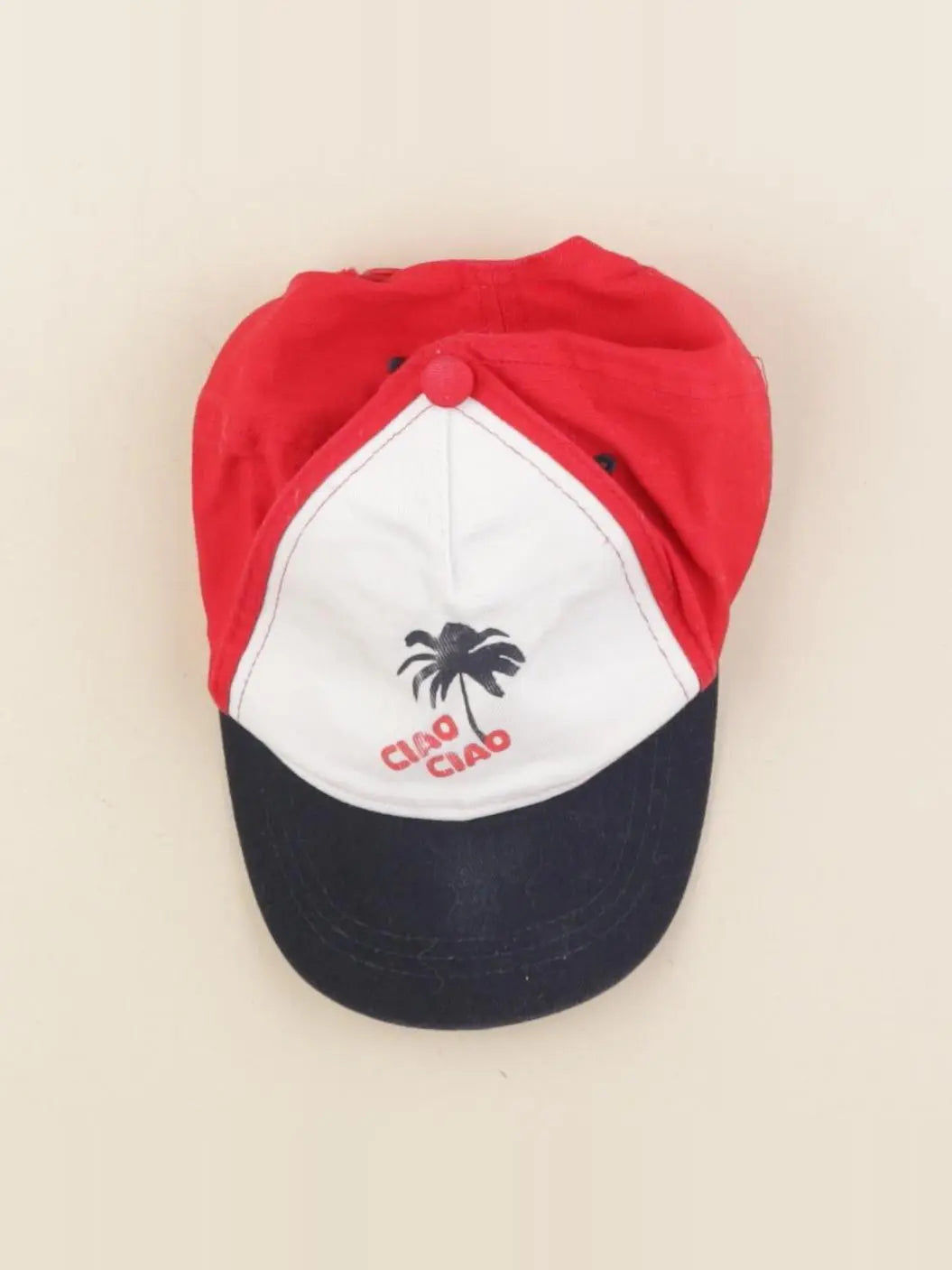 Vertbaudet - casquette blanc, bleu - 2/3 ans