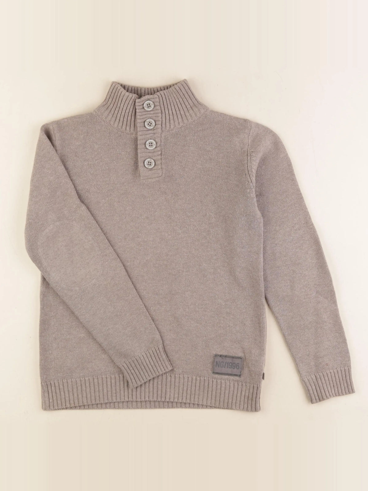 Okaidi - pull beige - 10 ans