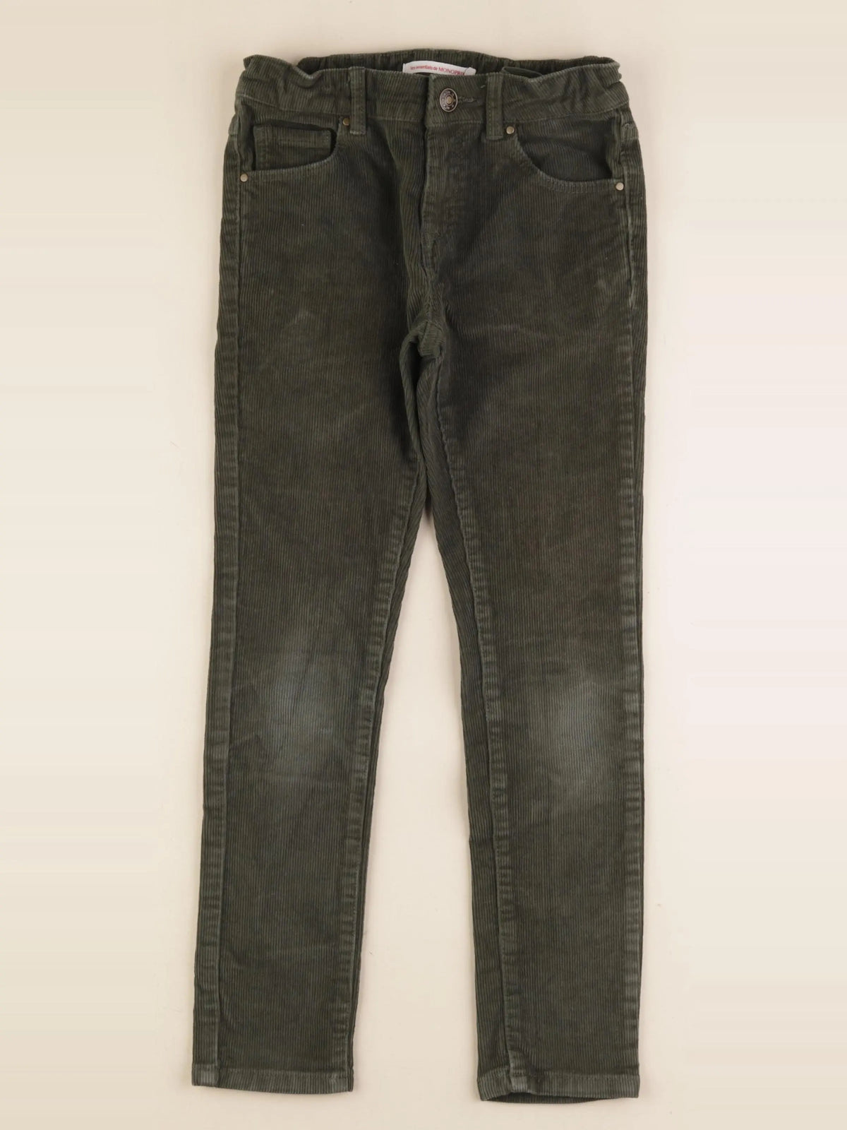 Monoprix - pantalon vert - 8 ans