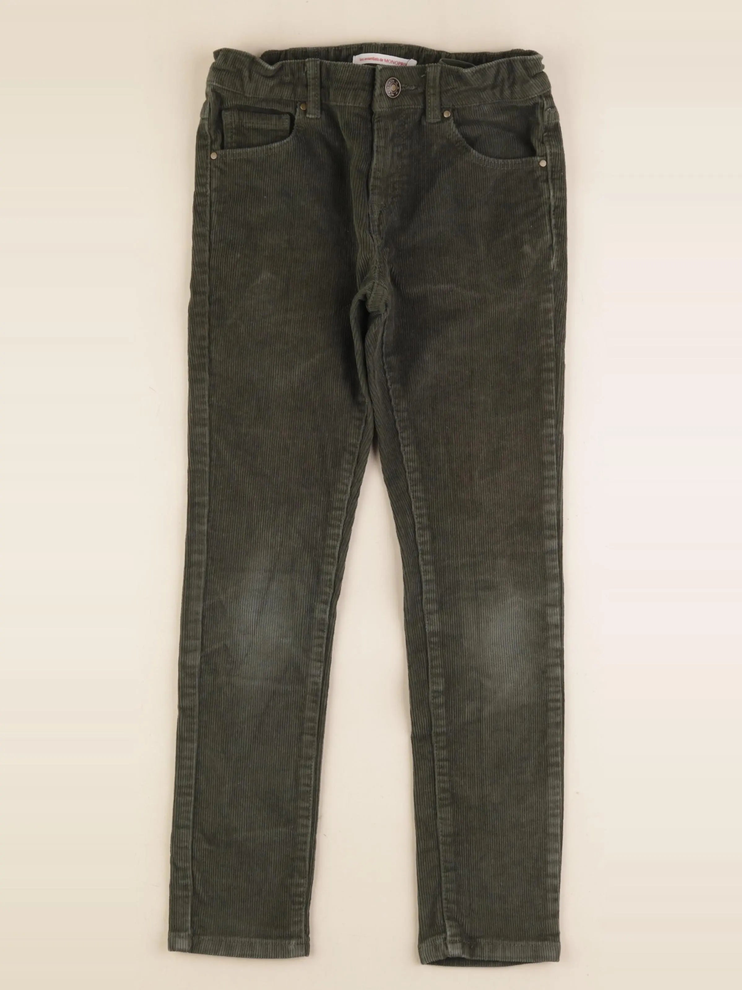 Monoprix - pantalon vert - 8 ans