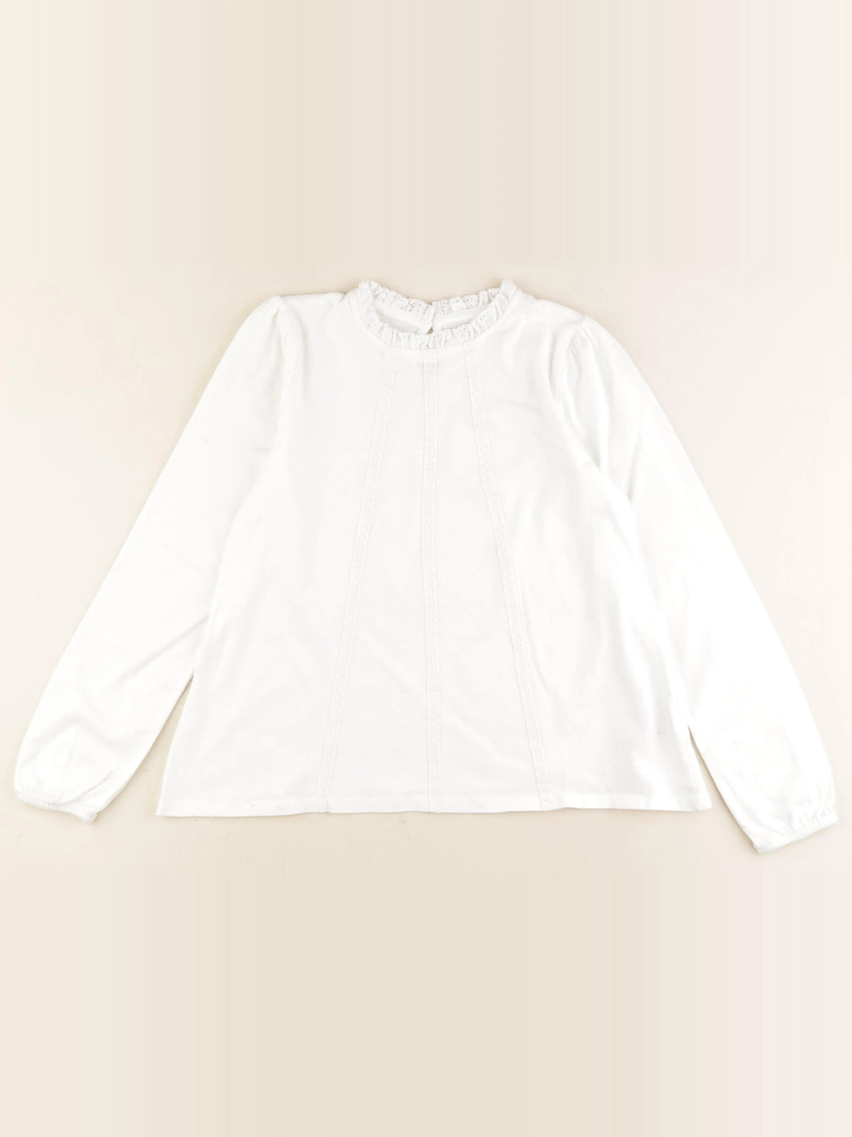 Vertbaudet - tee-shirt blanc - 10 ans