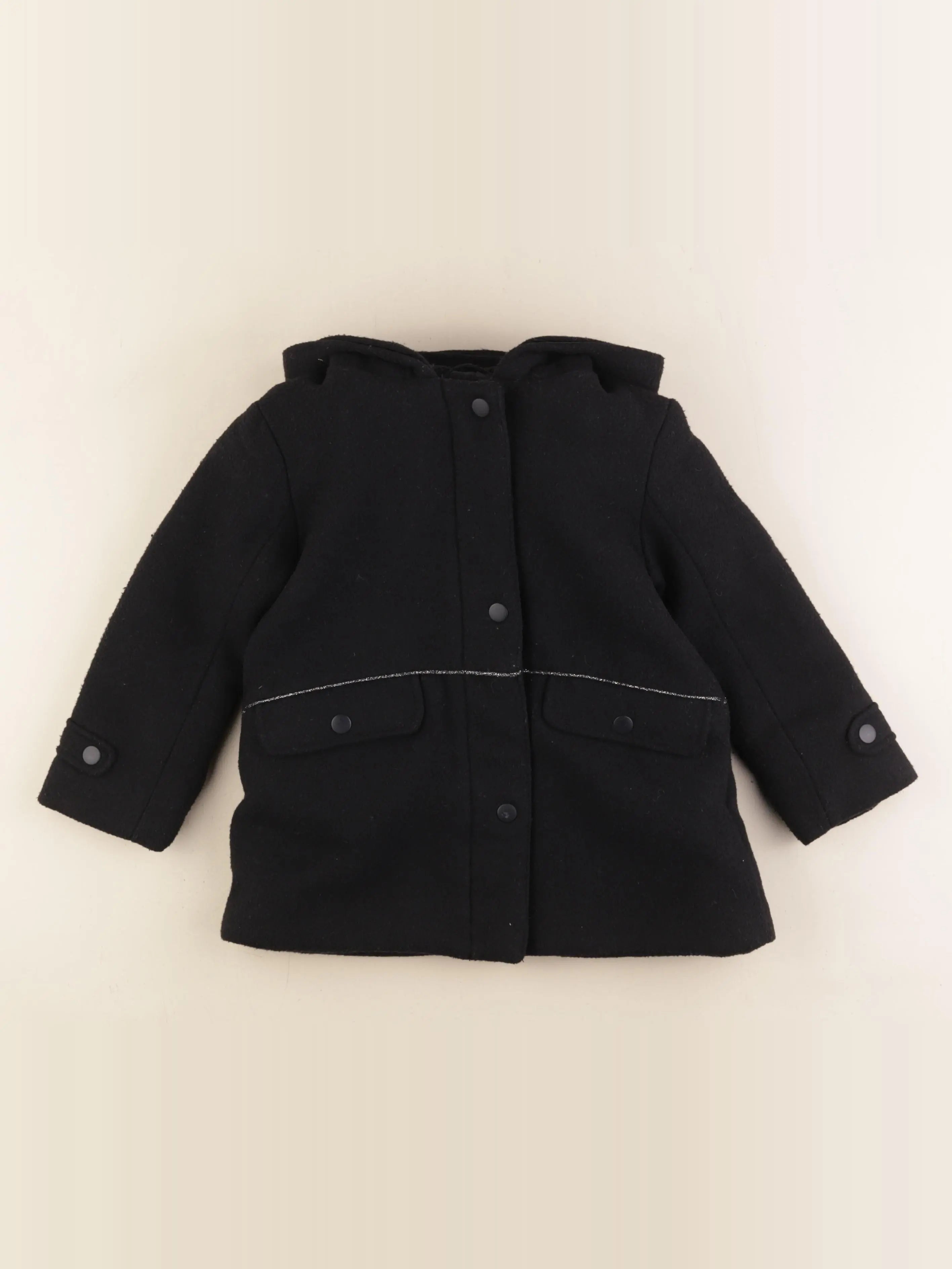 Vertbaudet - manteau bleu - 4 ans