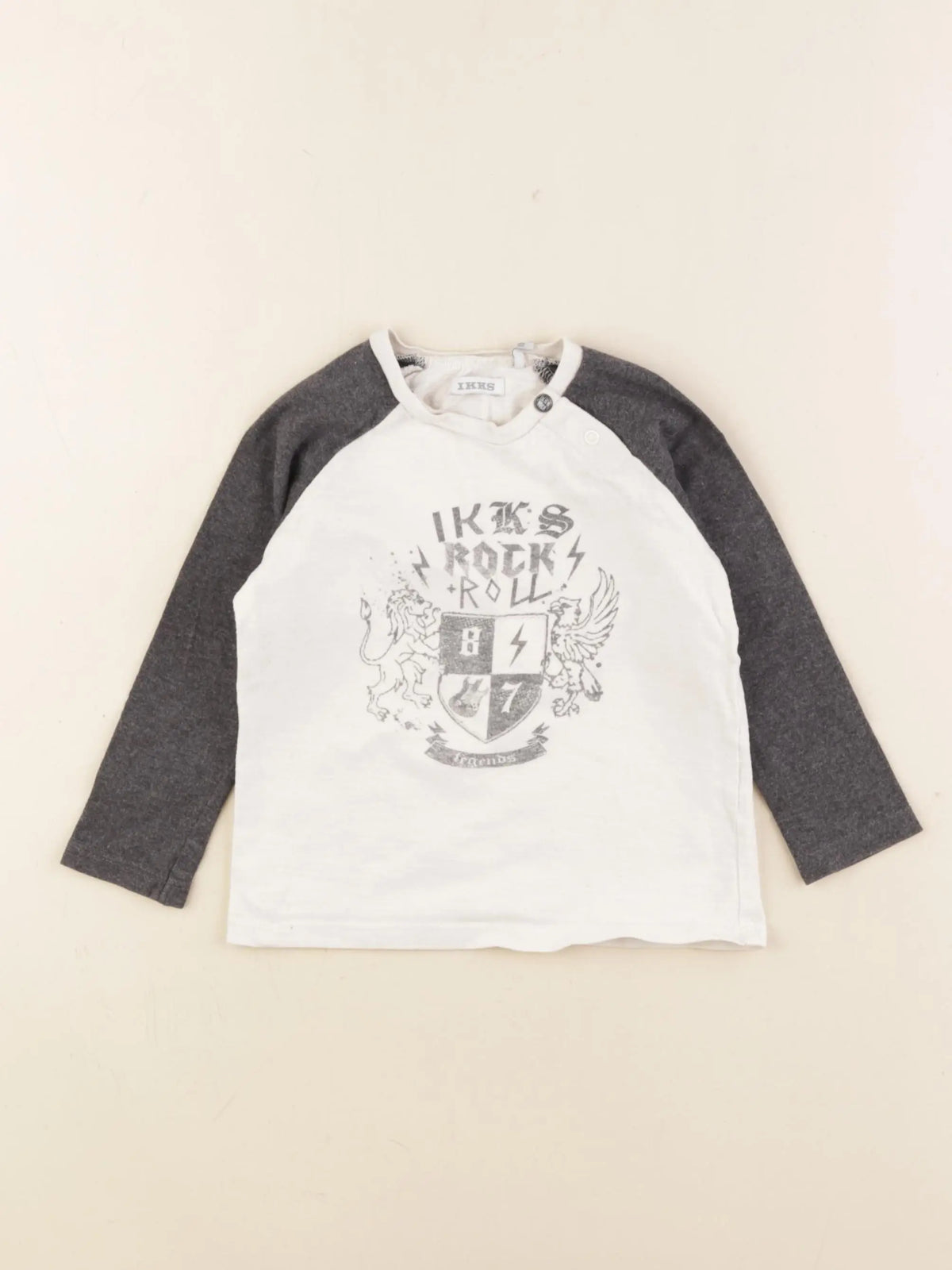 IKKS - tee-shirt gris - 18 mois