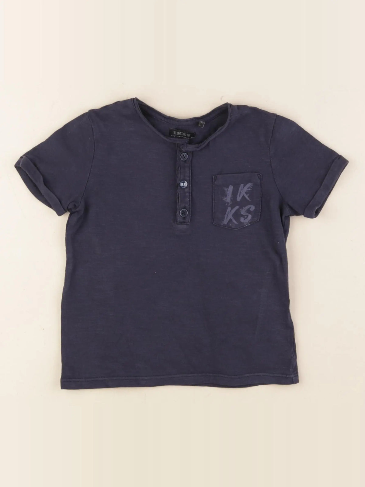 IKKS - tee-shirt bleu - 2 ans