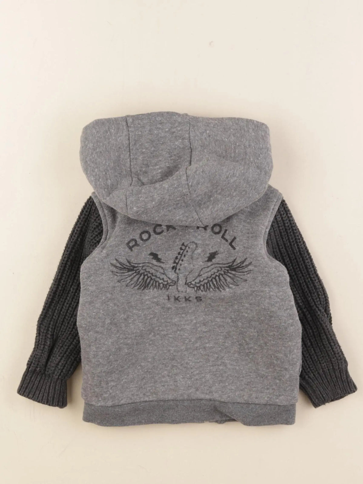 IKKS - sweat gris - 12 mois