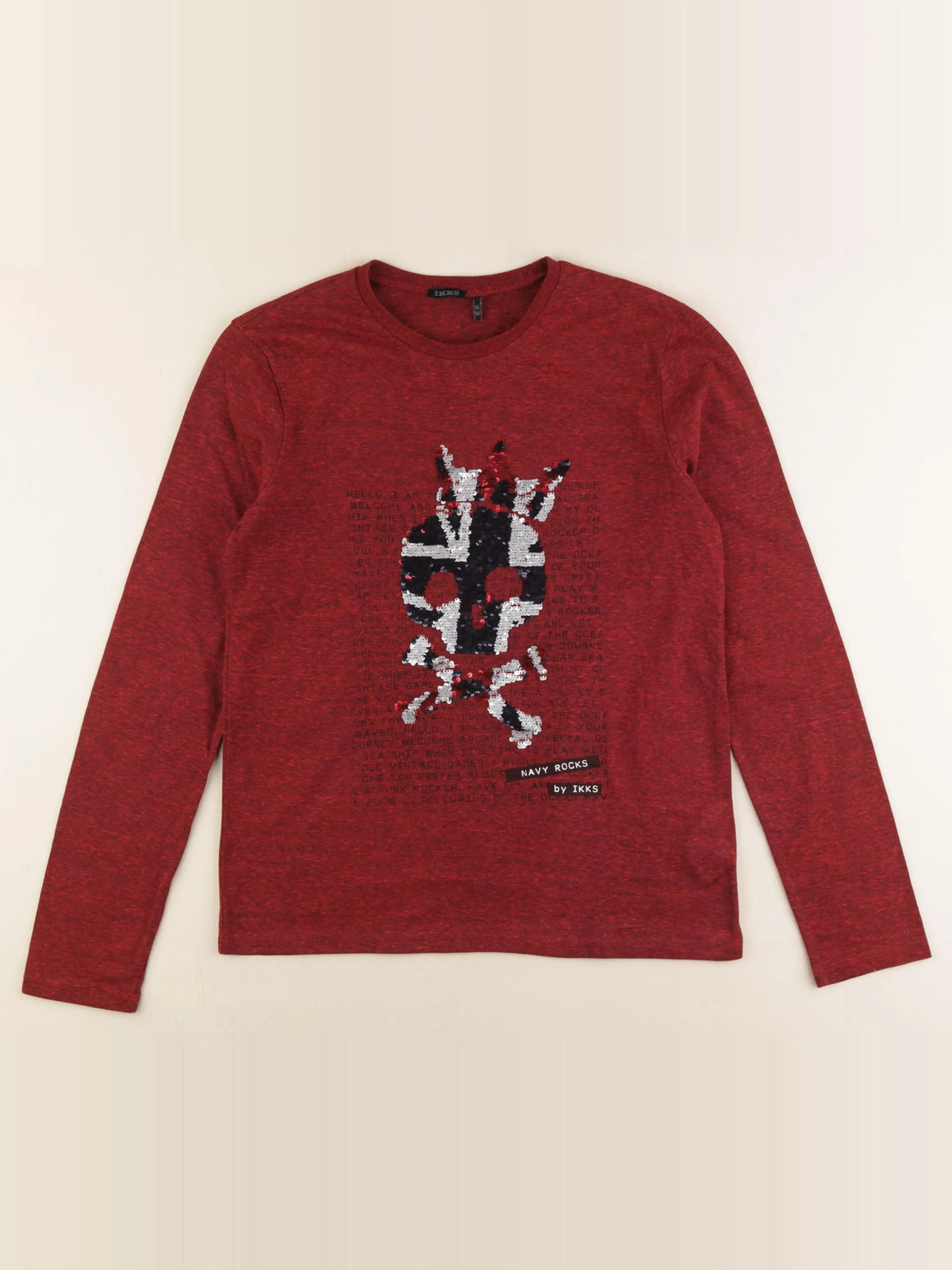 IKKS - tee-shirt rouge - 14 ans