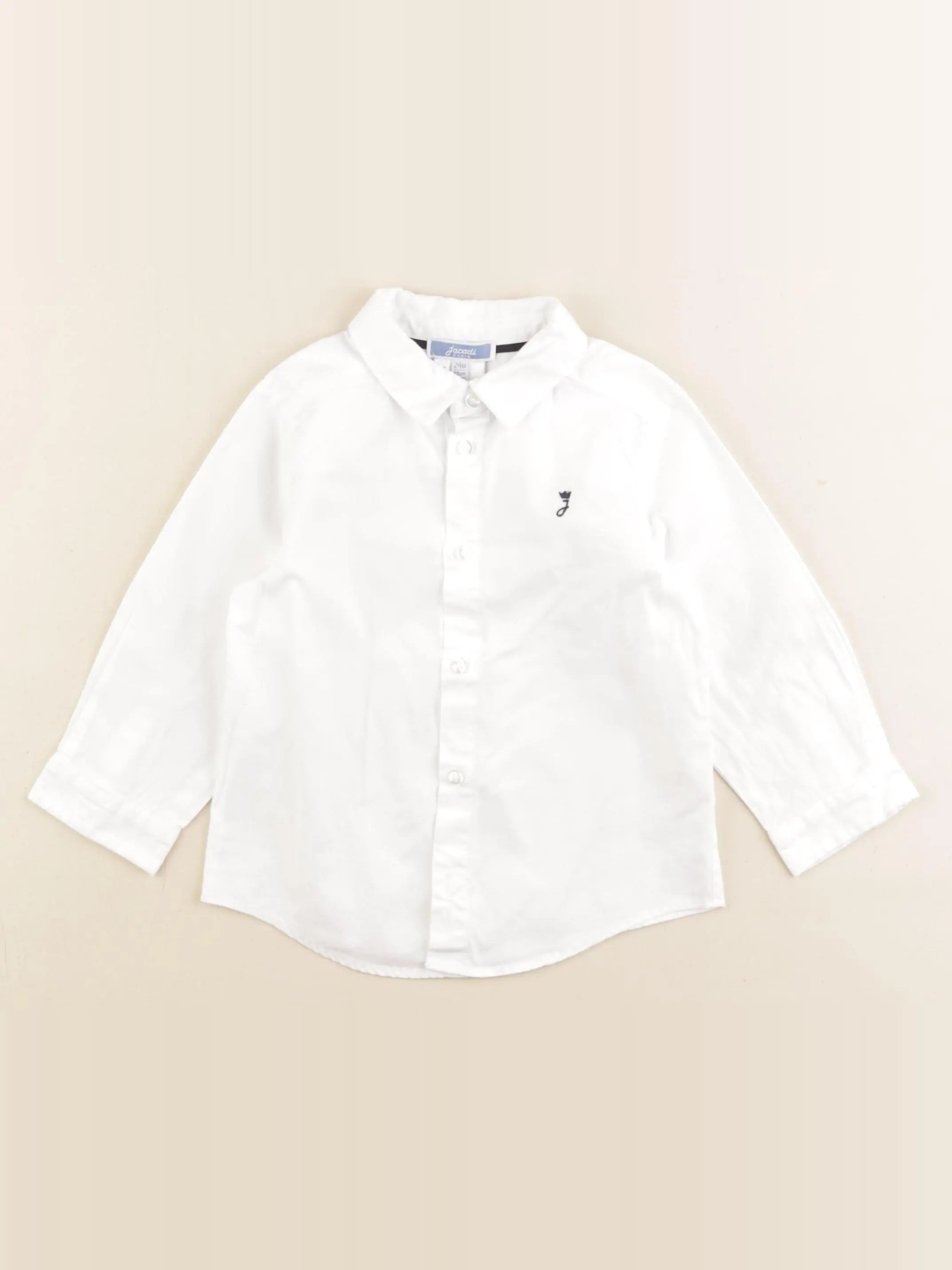 Jacadi - chemise blanc - 24 mois