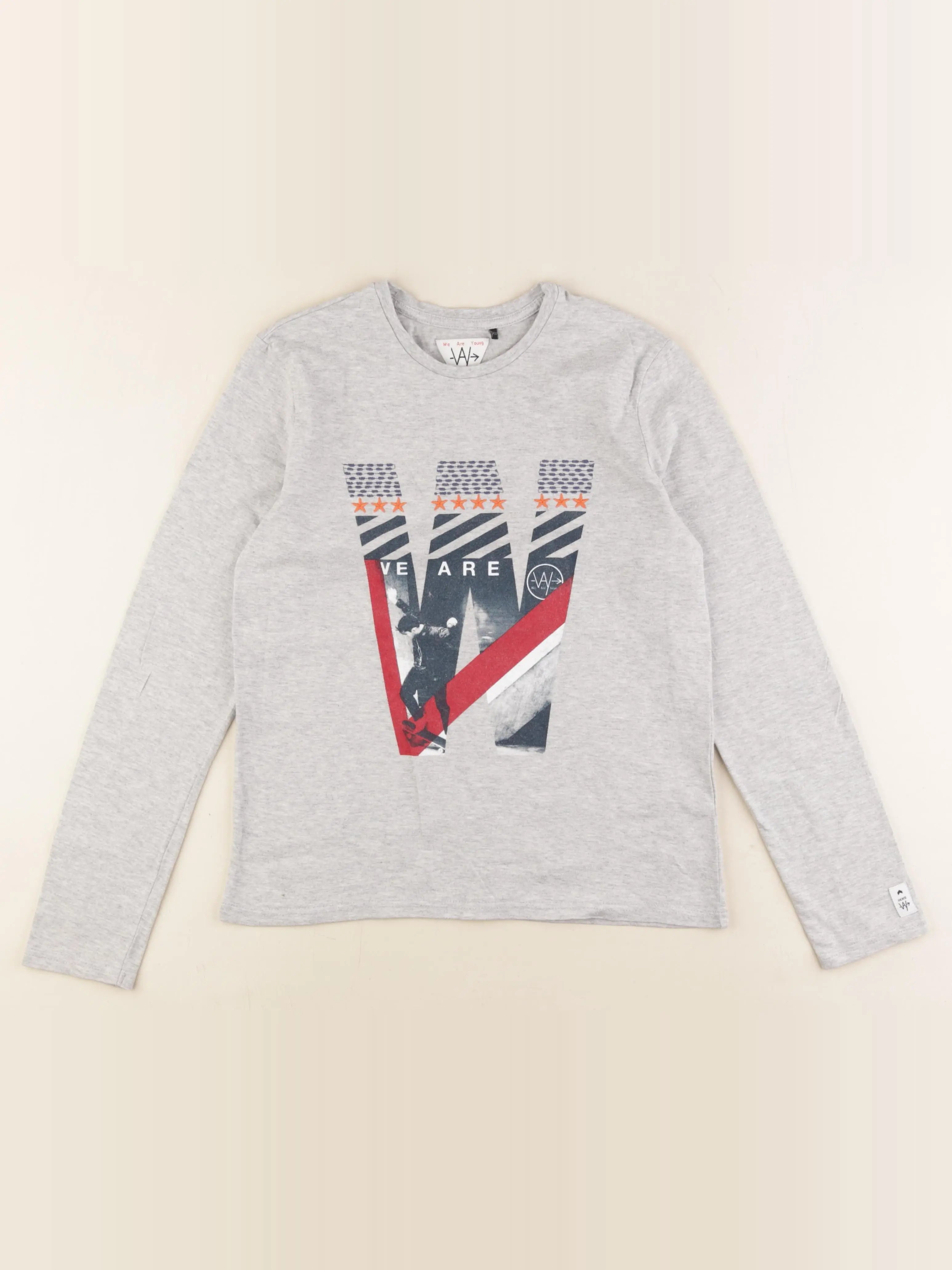 IKKS - tee-shirt gris - 12 ans