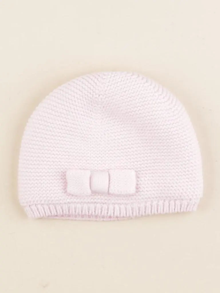 Jacadi - bonnet rose - 6 mois