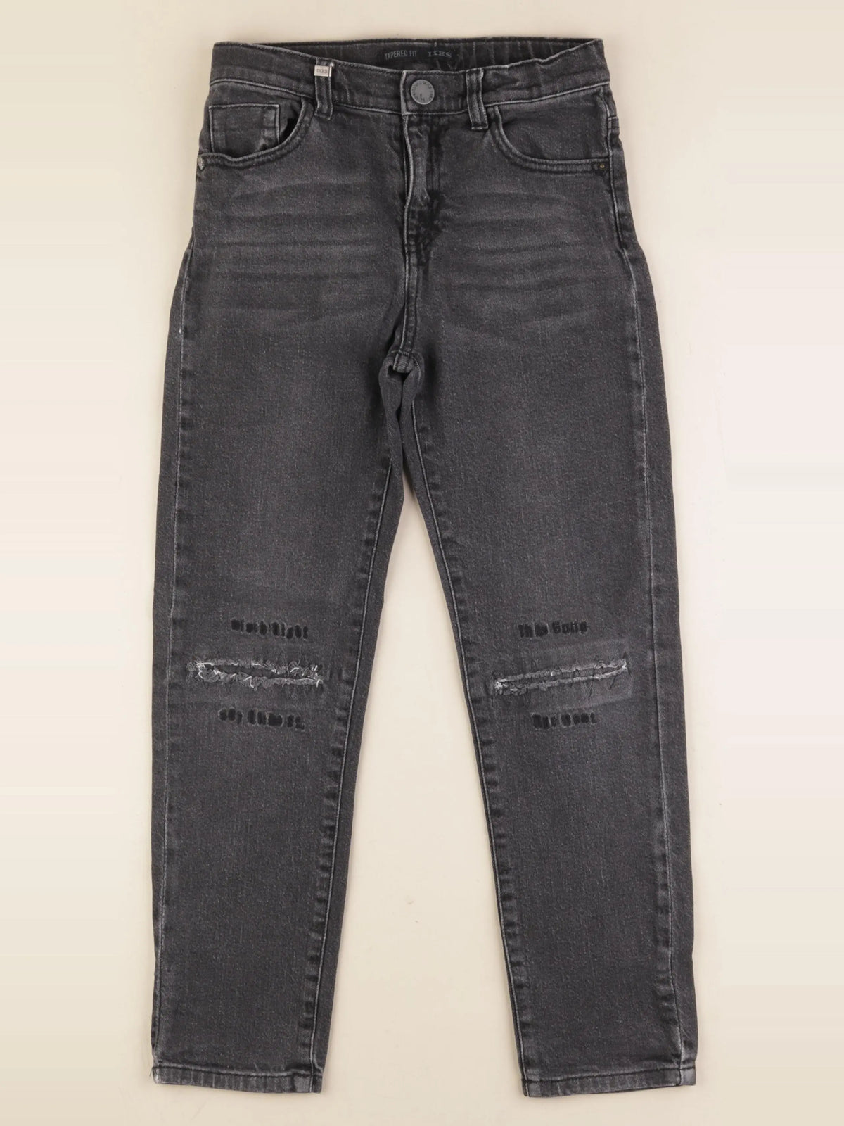 IKKS - jean gris - 10 ans