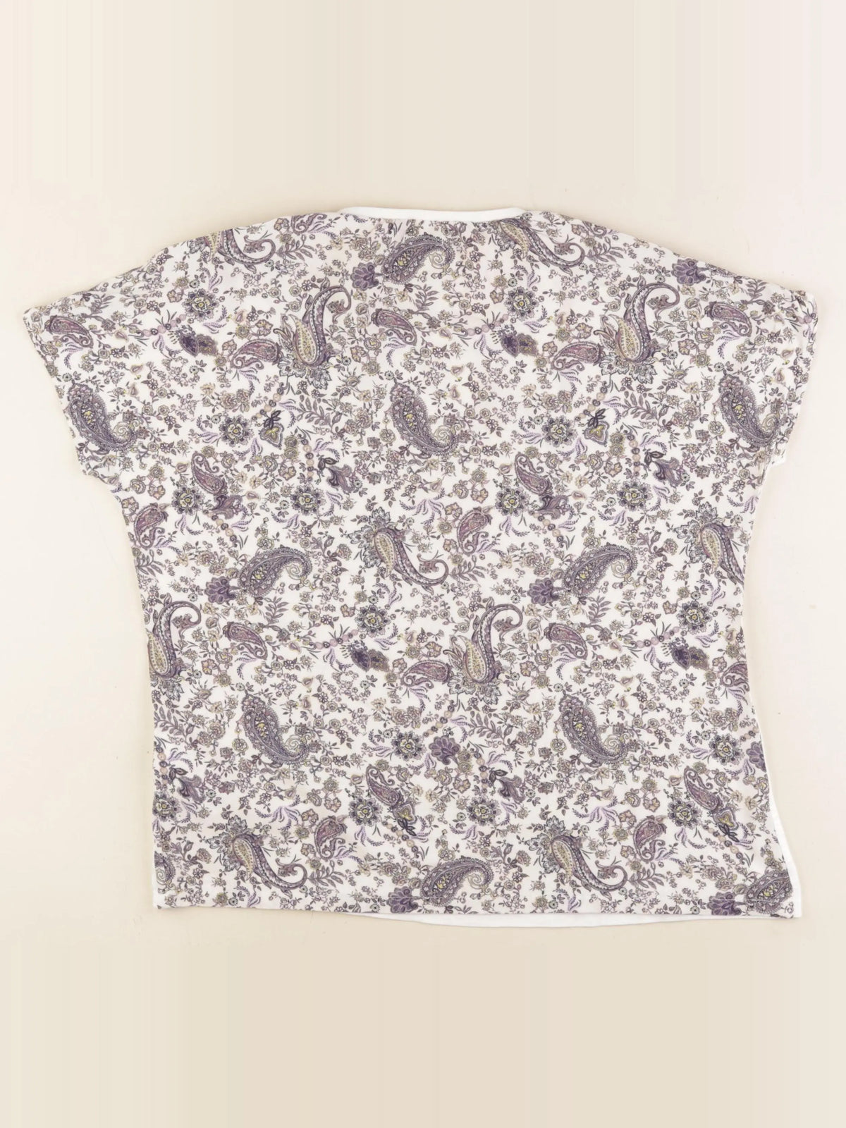 IKKS - tee-shirt blanc, beige - 14 ans