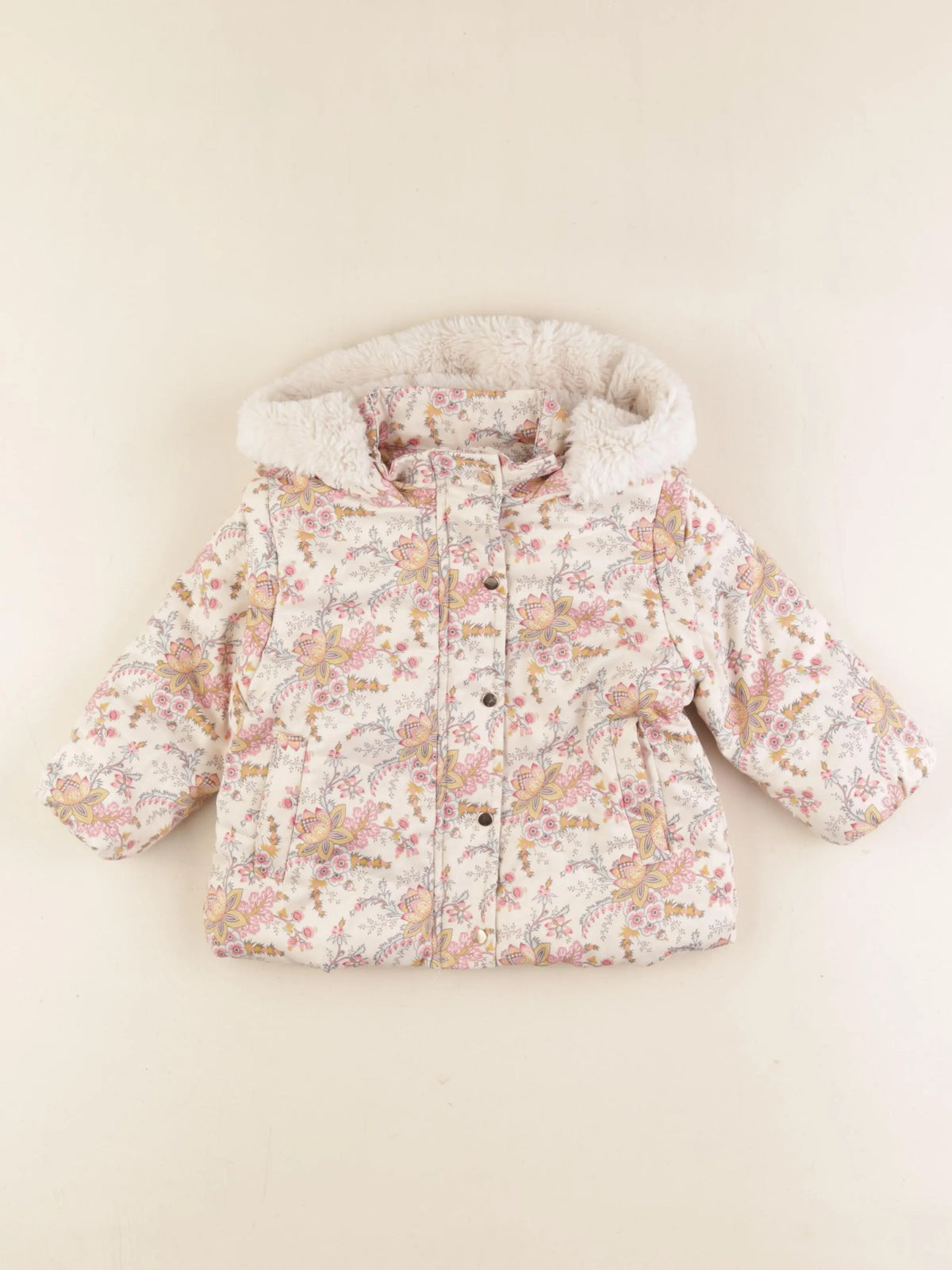 Louise Misha - doudoune multicolore - 12 mois