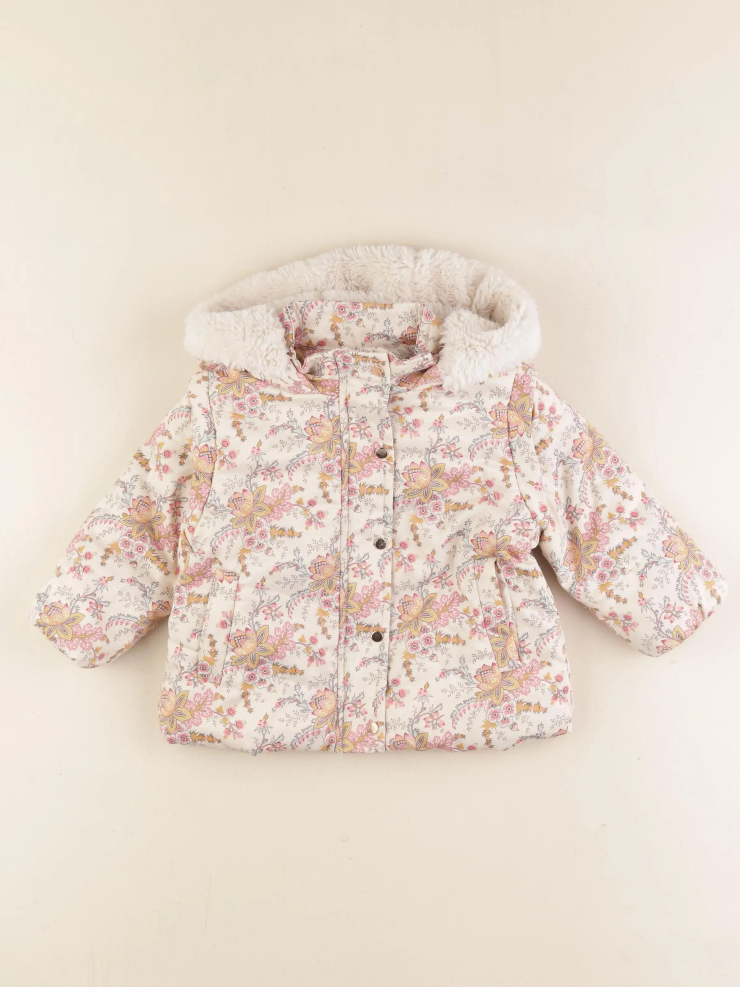 Louise Misha - doudoune multicolore - 12 mois