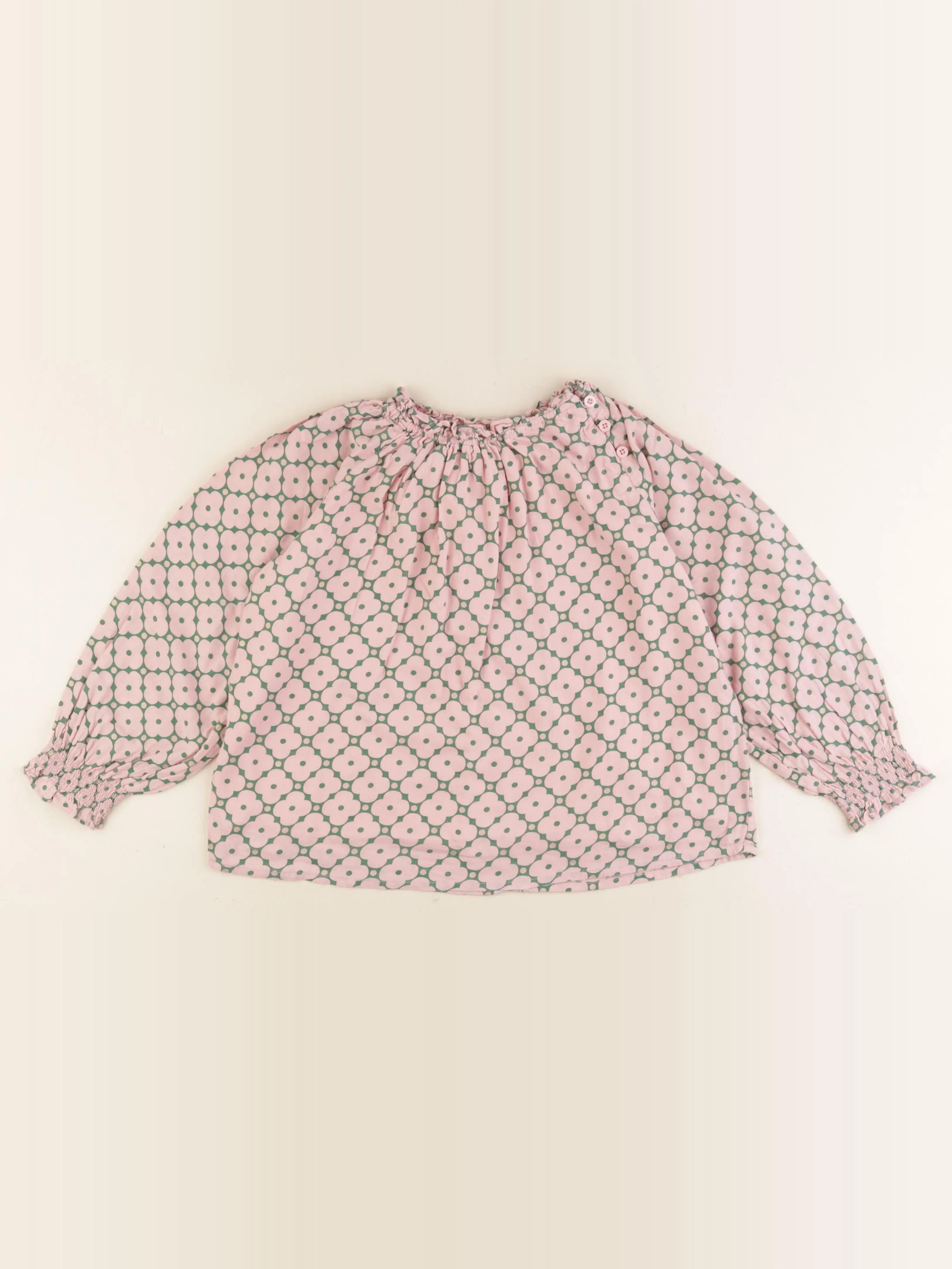 Bonton - blouse rose - 8 ans