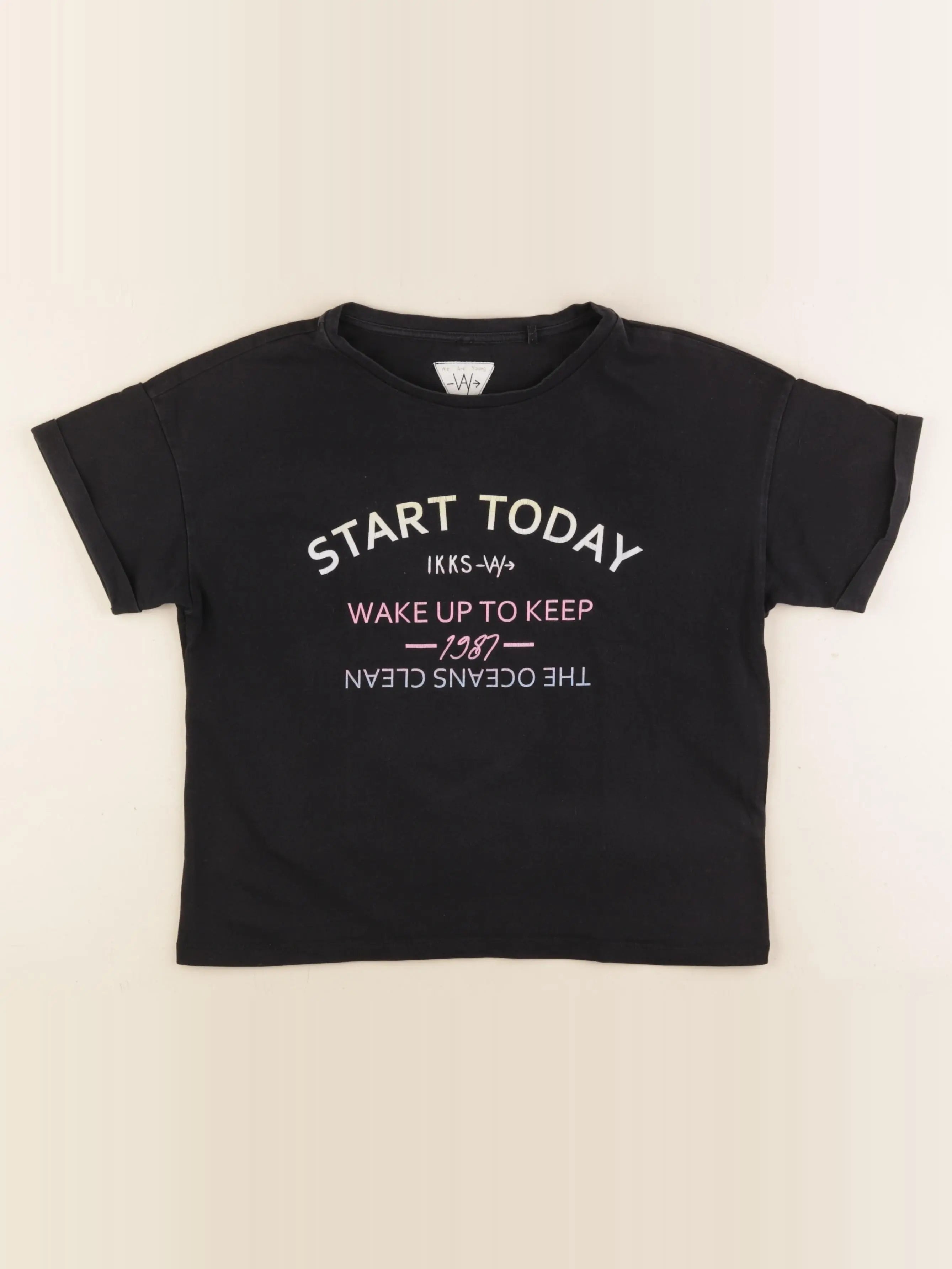 IKKS - tee-shirt noir - 12 ans